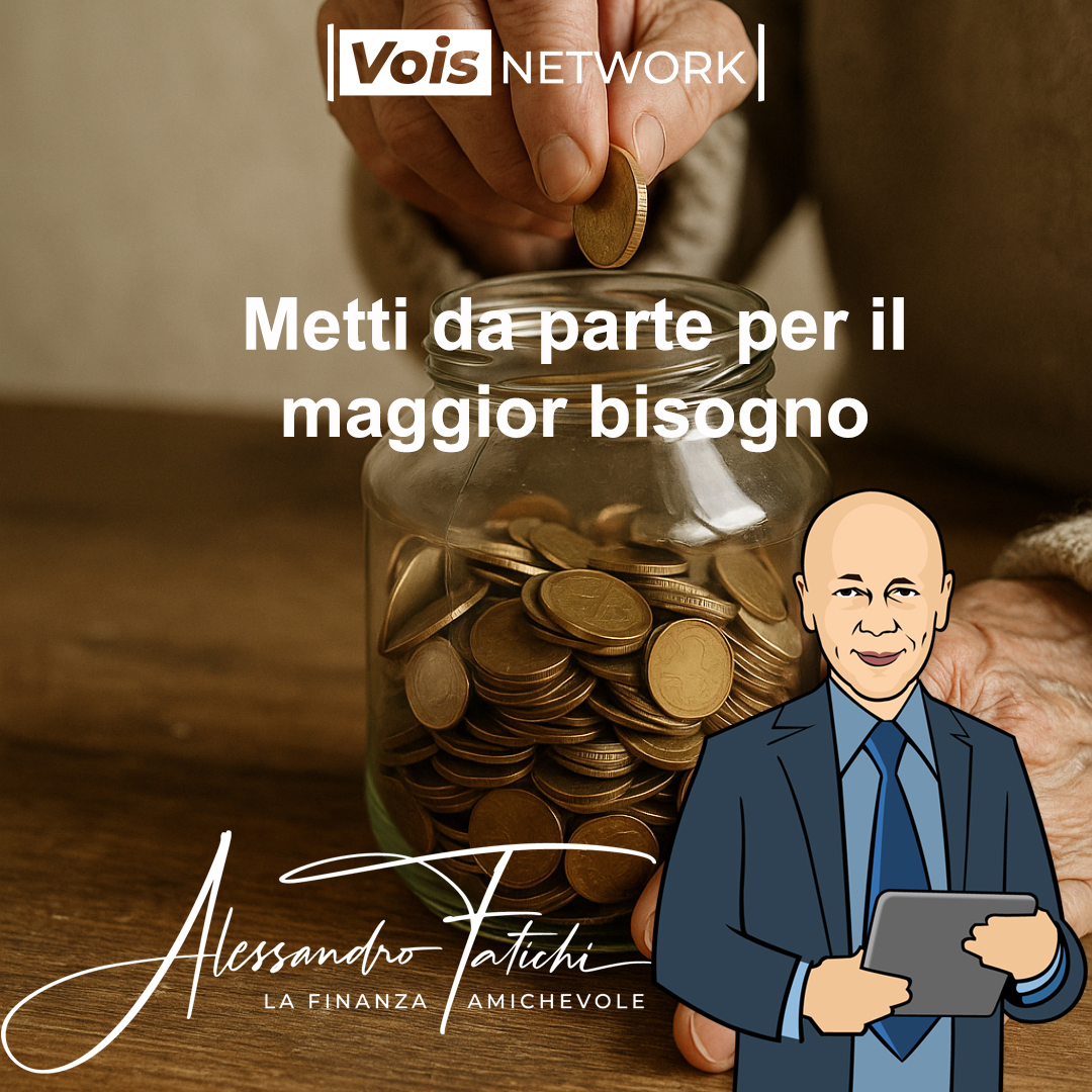 Metti da parte per il maggior bisogno