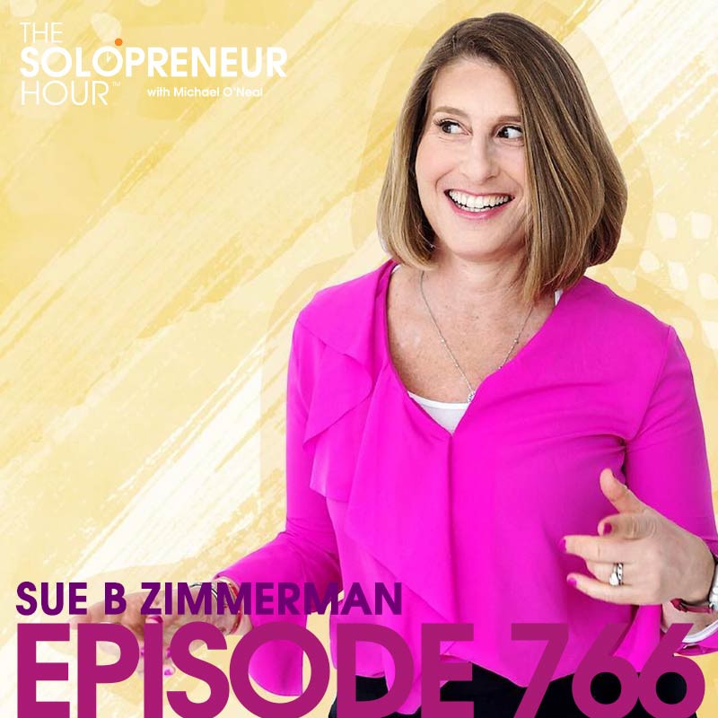 769: Instagram Growth in 2019 with Sue B. Zimmerman episode artwork