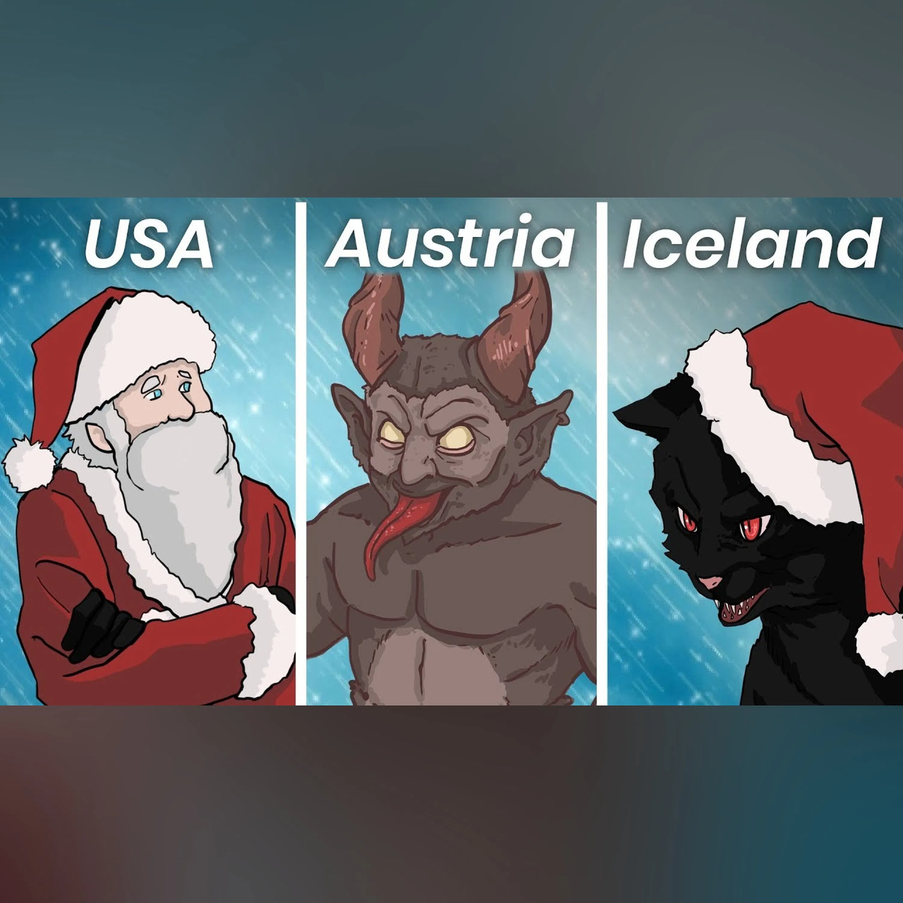 What Santa Looks Like in Different Countries