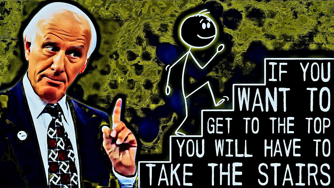 The Easiest Way to Success is the Hard Way Jim Rohn Motivation