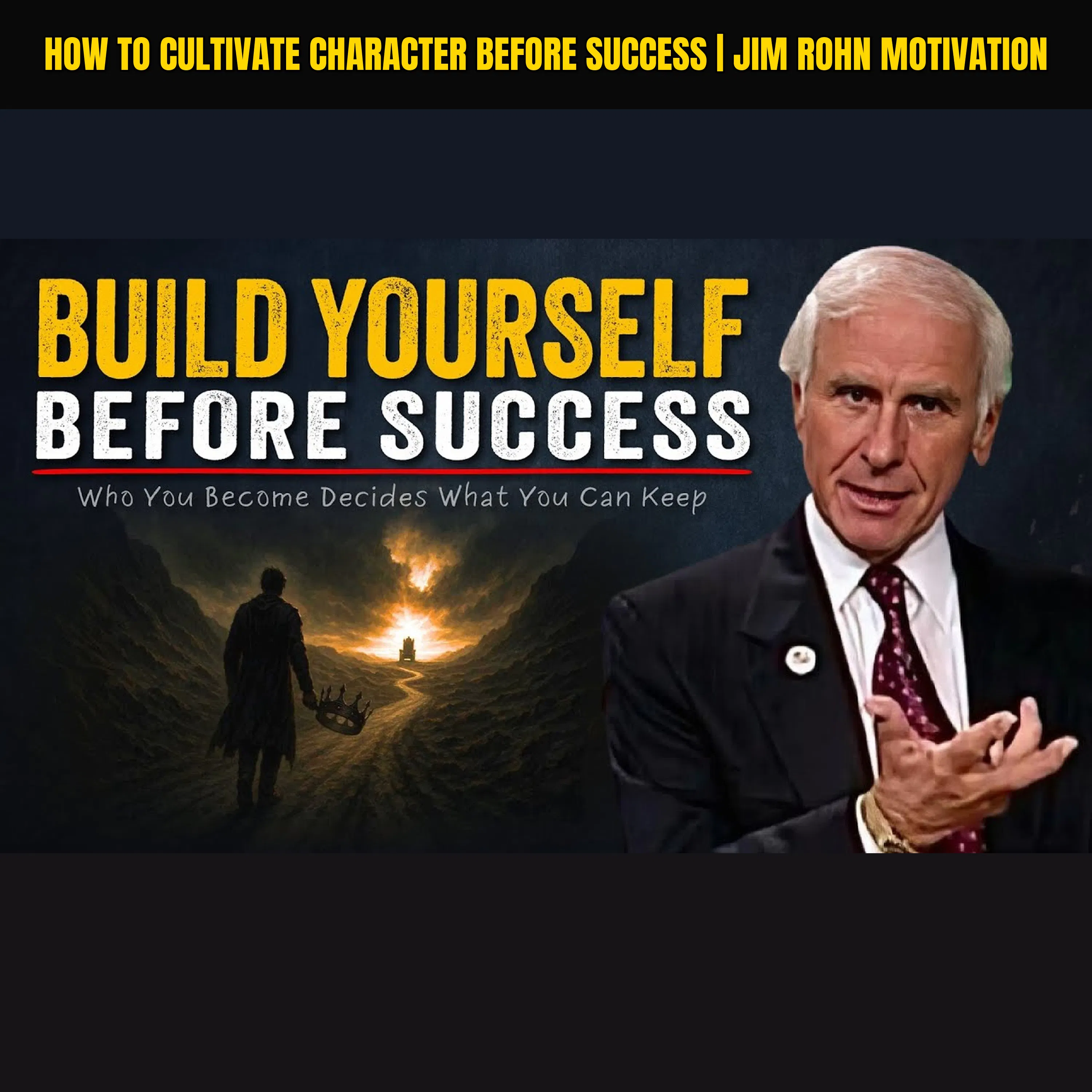 How to Cultivate Character Before Success | Jim Rohn Motivation