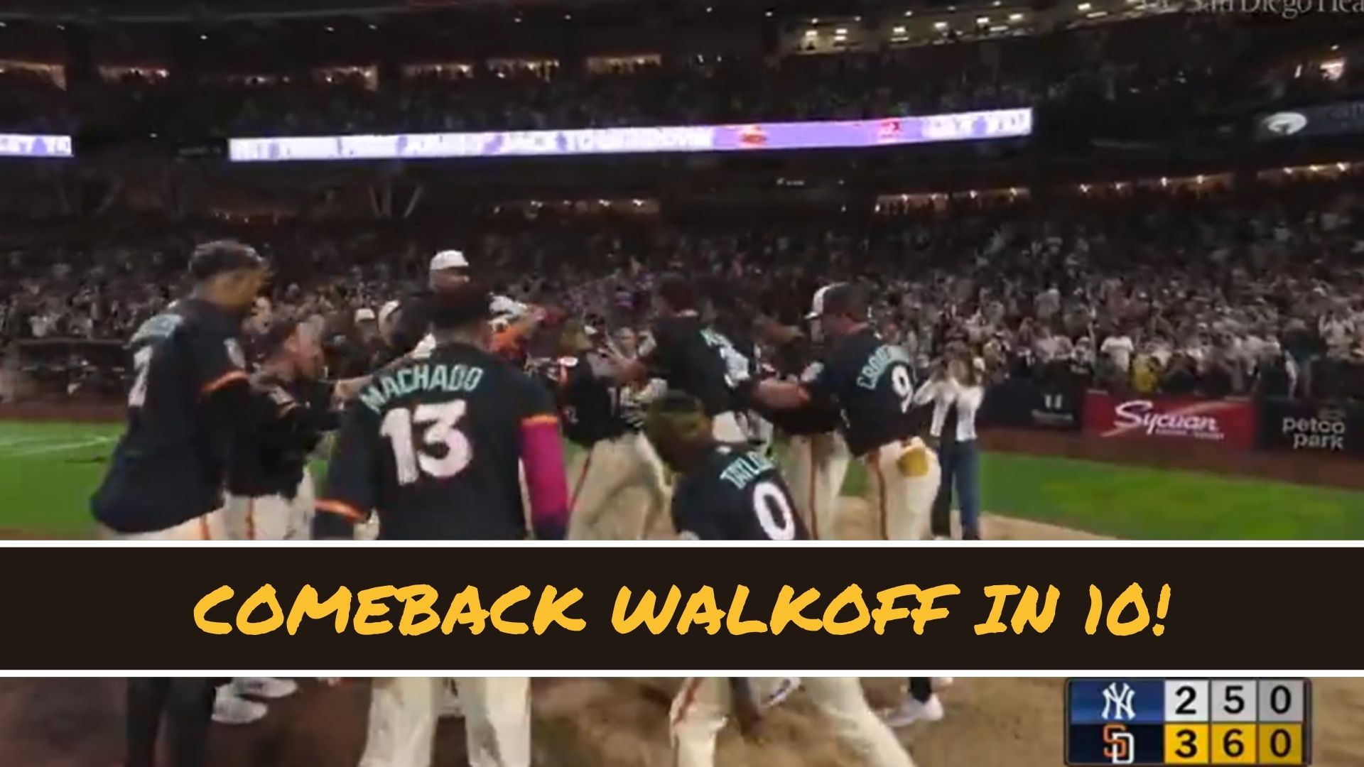 Luis Campusano walks it off in extras! | Padres vs. Yankees Game 1 episode artwork