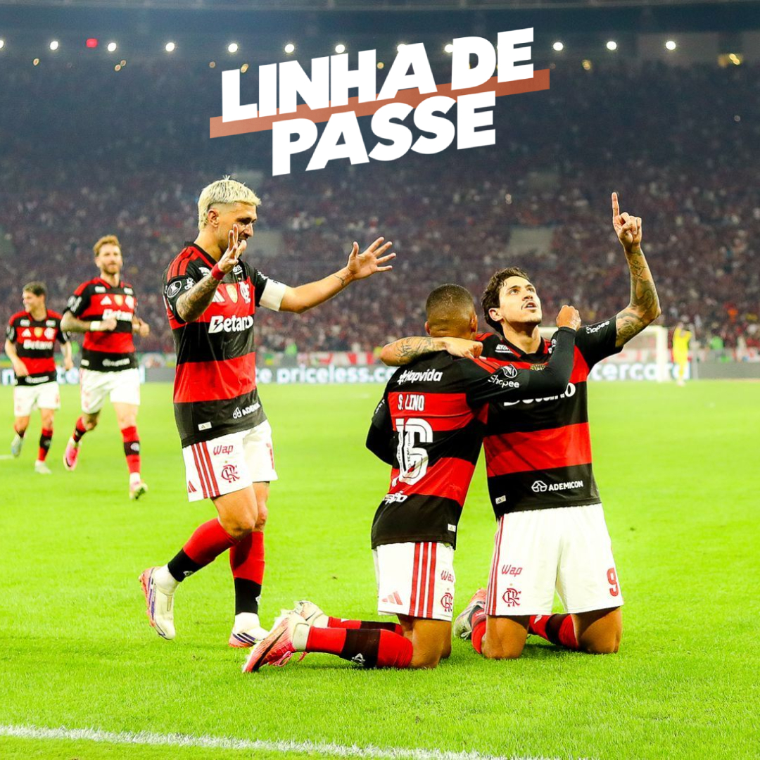 Flamengo e Palmeiras se classificam e seguem com força a trajetória na Libertadores - Linha de Passe episode artwork