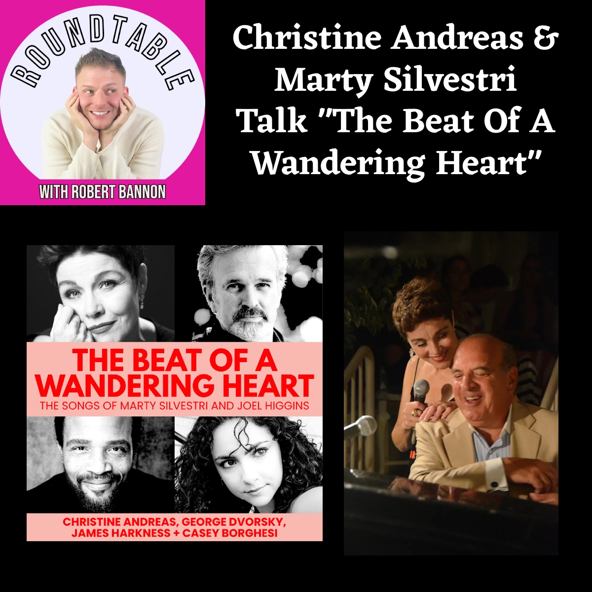 Christine Andreas & Marty Silvestri Talk “The Beat of a Wandering Heart”