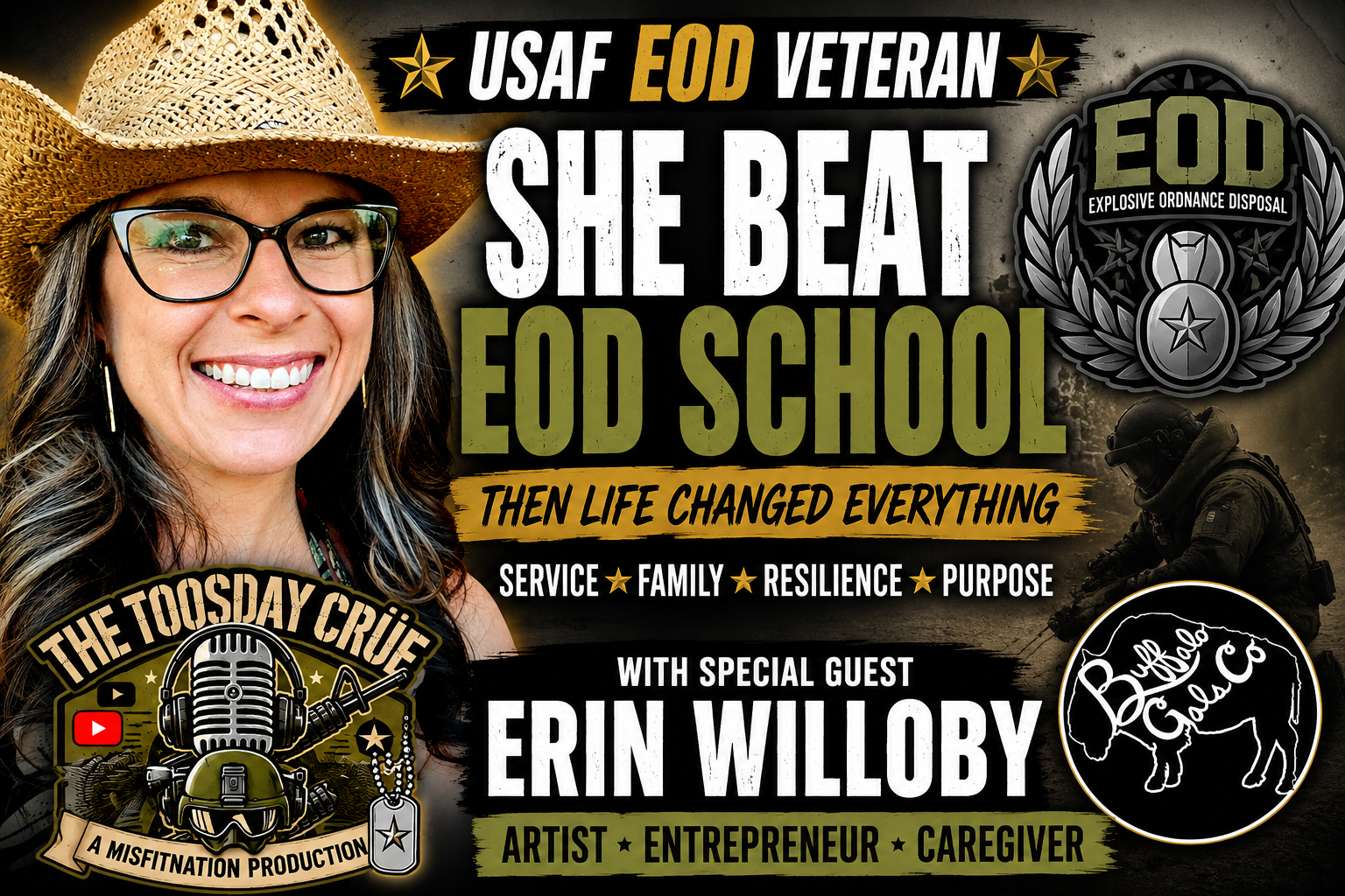 Air Force EOD Veteran Erin Willoby: Resilience, Caregiving & Life After Military Service