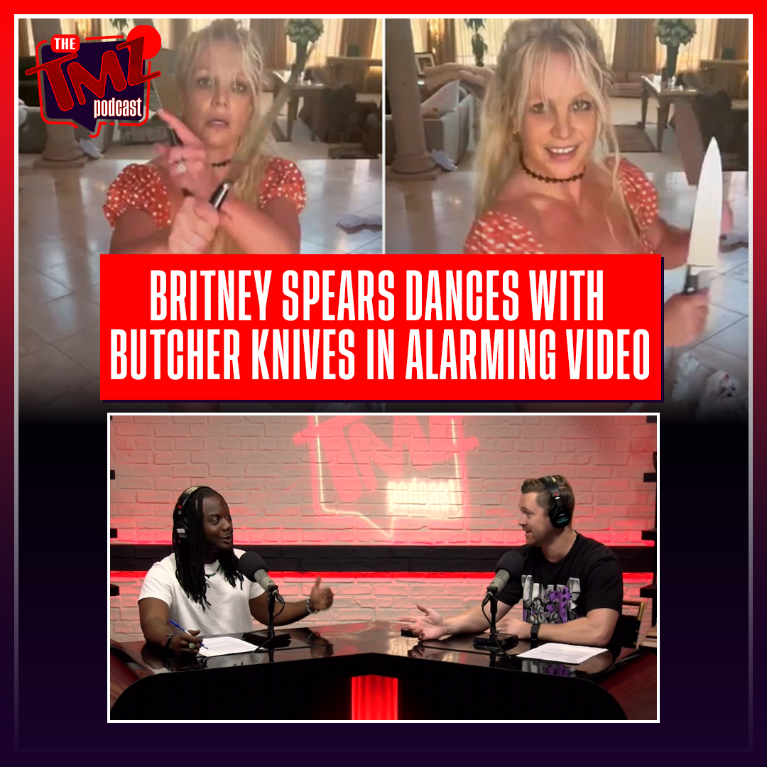 Britney Spears Dances With Knives In New Alarming Video