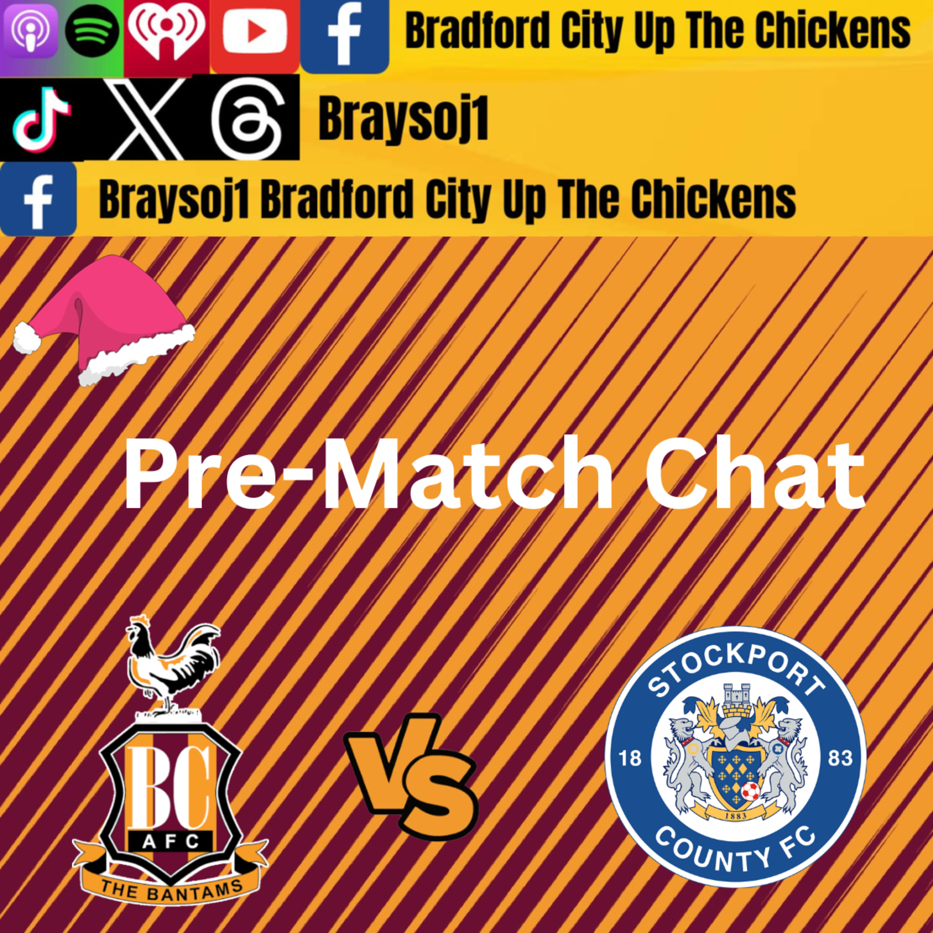 Ep 31) Bradford vs Stockport - Pre-Match Chat - pineapple pizza episode artwork