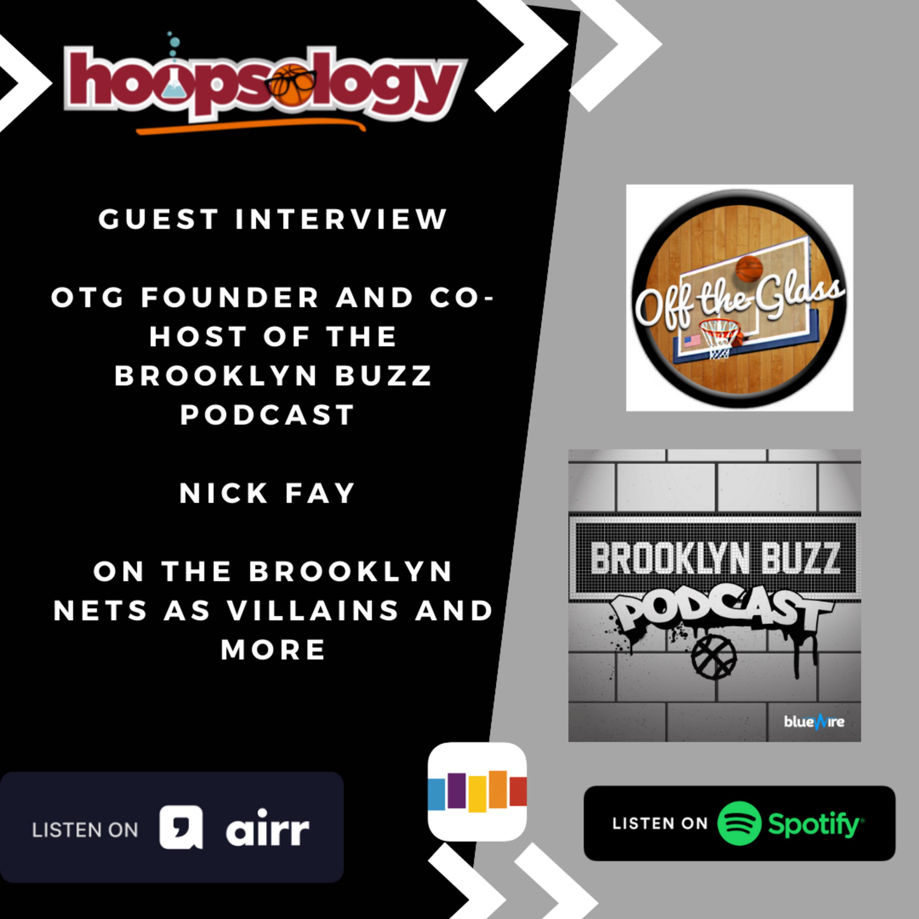 Why the Brooklyn Nets are the most hated team in the NBA with Nick Fay, founder of the Off The Glass Basketball Network episode artwork