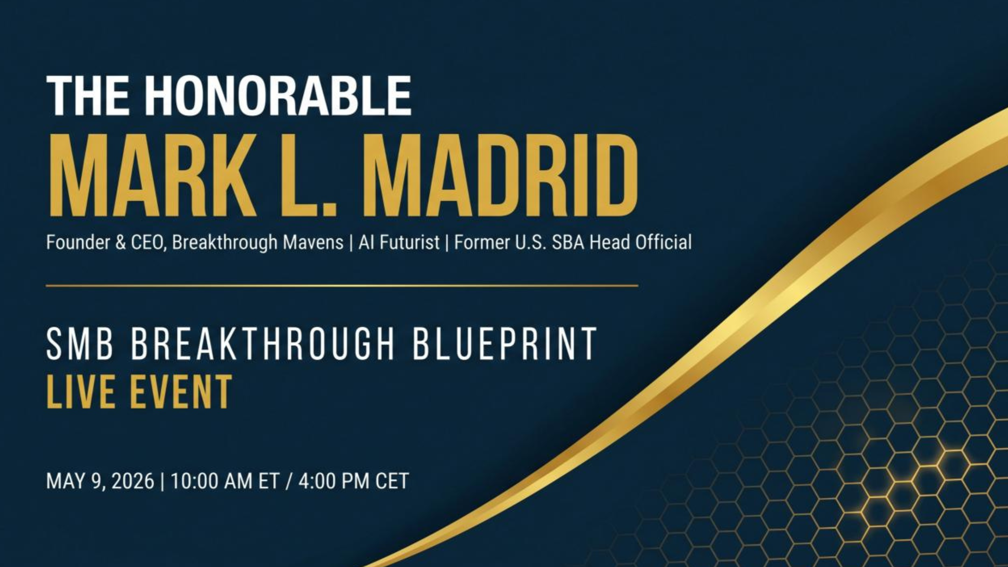 SMB Breakthrough Blueprint: Building the Future Through AI, Trust, and Relentless Execution