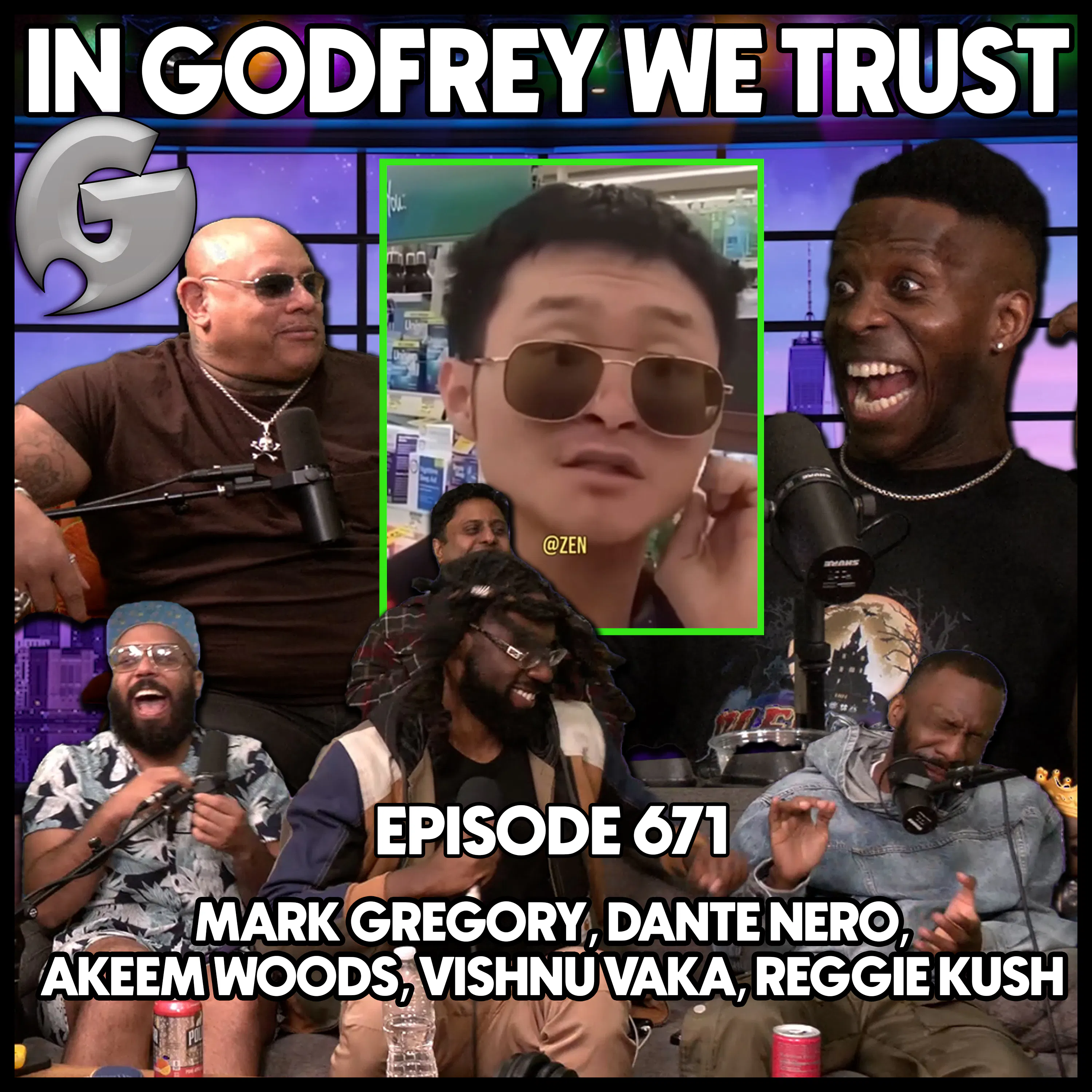 671. Twisted Tea for Racists and Pumpkins for P*dos | Reggie Kush, Dante, Mark, Akeem, and Vishnu