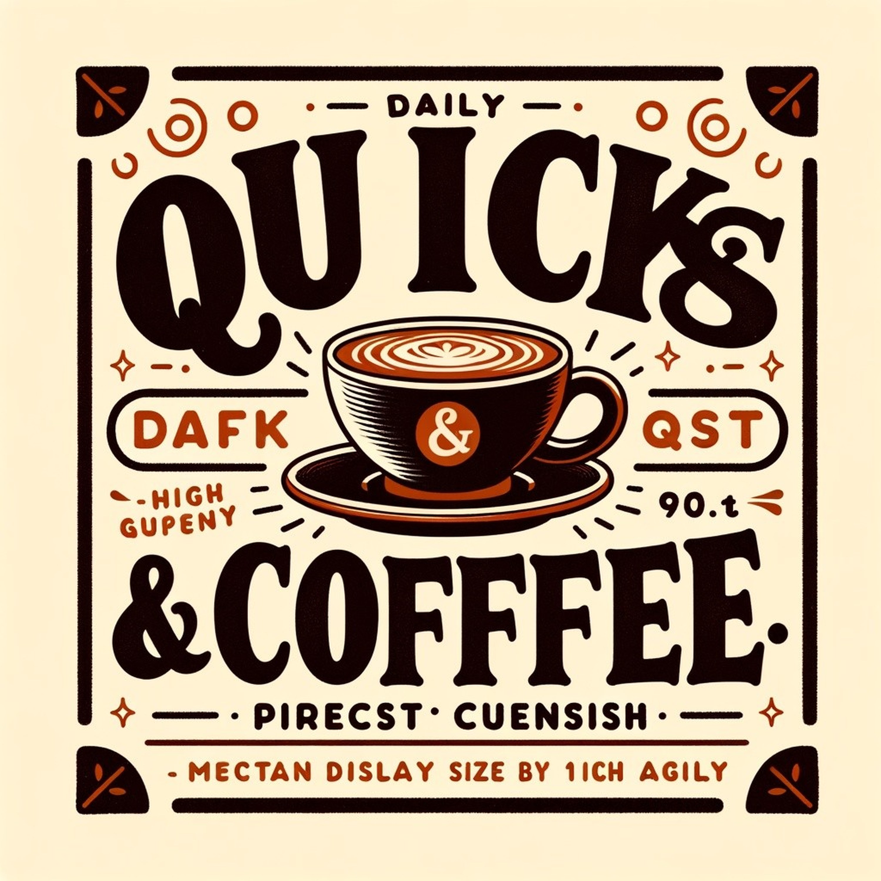 Quick Quips & Coffee podcast artwork