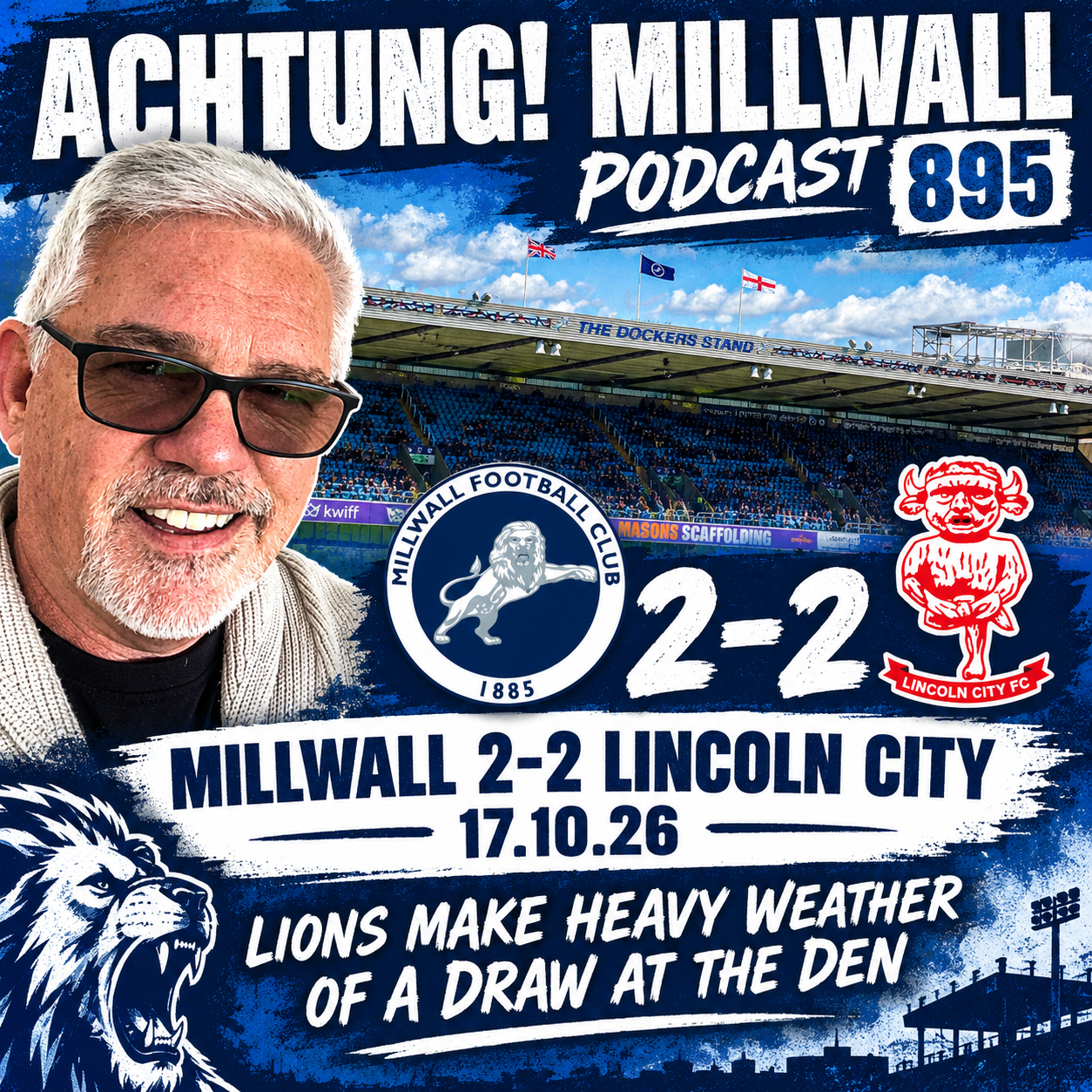 MILLWALL 2-2 LINCOLN CITY 17.10.26 | ACHTUNG! MILLWALL 895