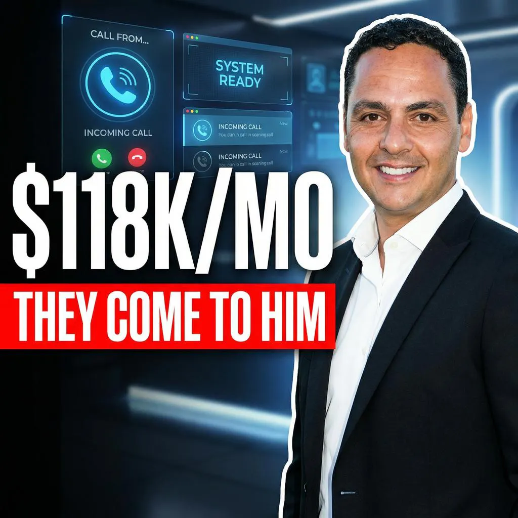 He Built an AI Receptionist and Now Makes $118K/Month (Part 2/2) He Built an AI Receptionist and Now Makes $118K/Month (Part 2/2)