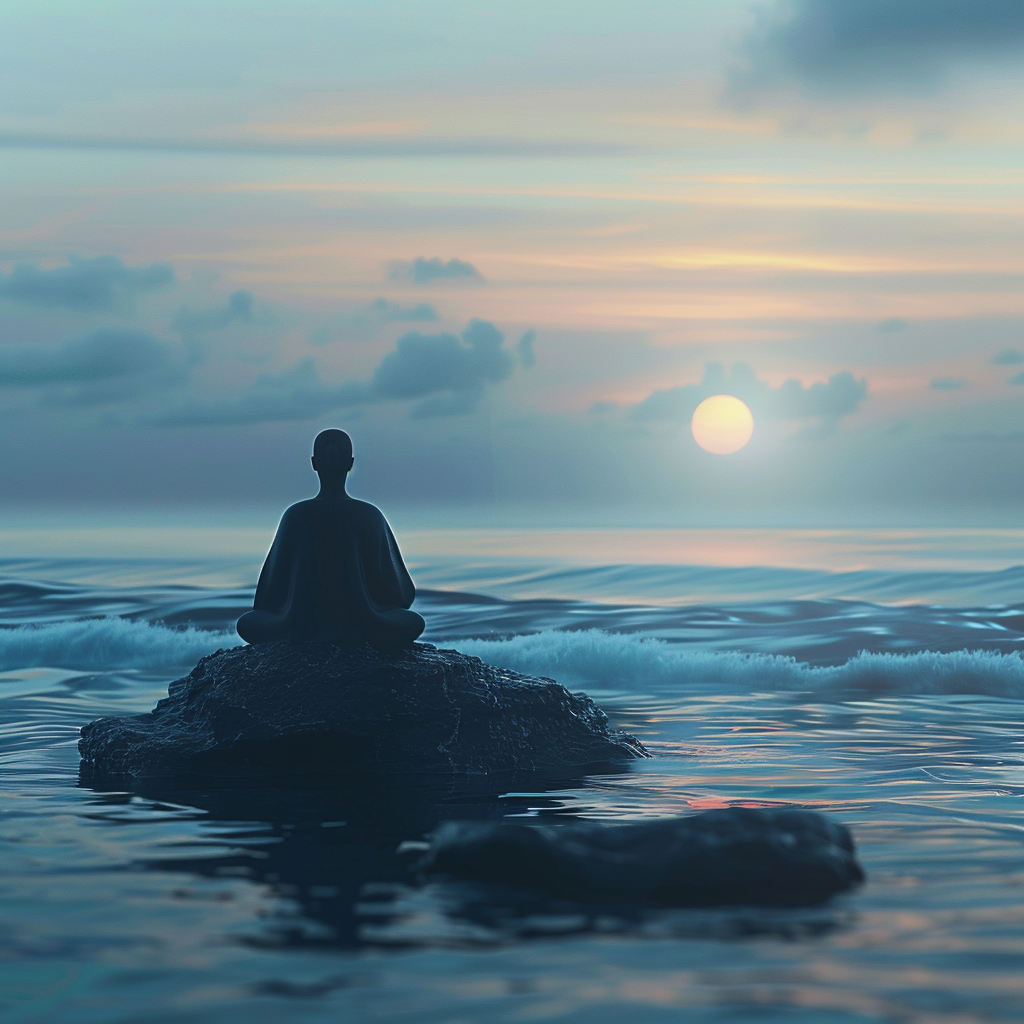 741 Hz With Ocean Sounds Is Excellent For Deep Meditation, Focusing On Awakening Intuition And Solving Problems At A Spiritual Level CASI