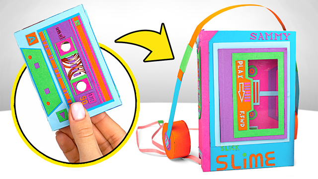 Amazing and Creative DIY Retro Player Made Of Paper