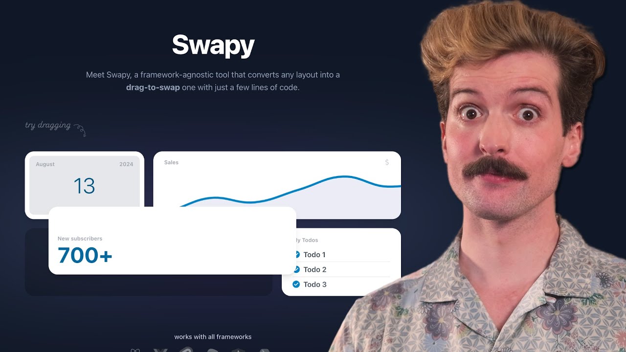 A New Drag And Drop Library For EVERY Framework | Theo - t3․gg