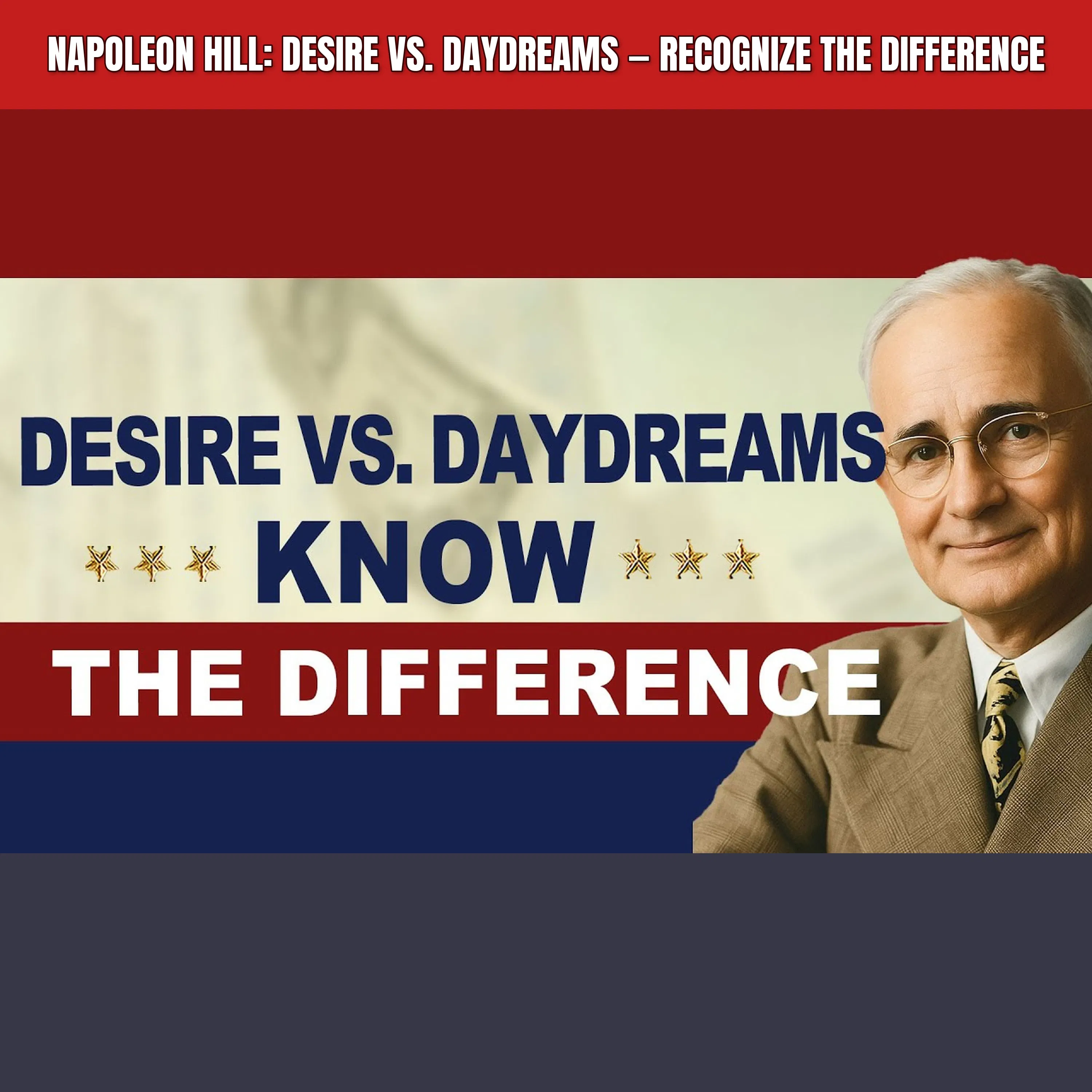 Napoleon Hill: Desire vs. Daydreams — Recognize the Difference