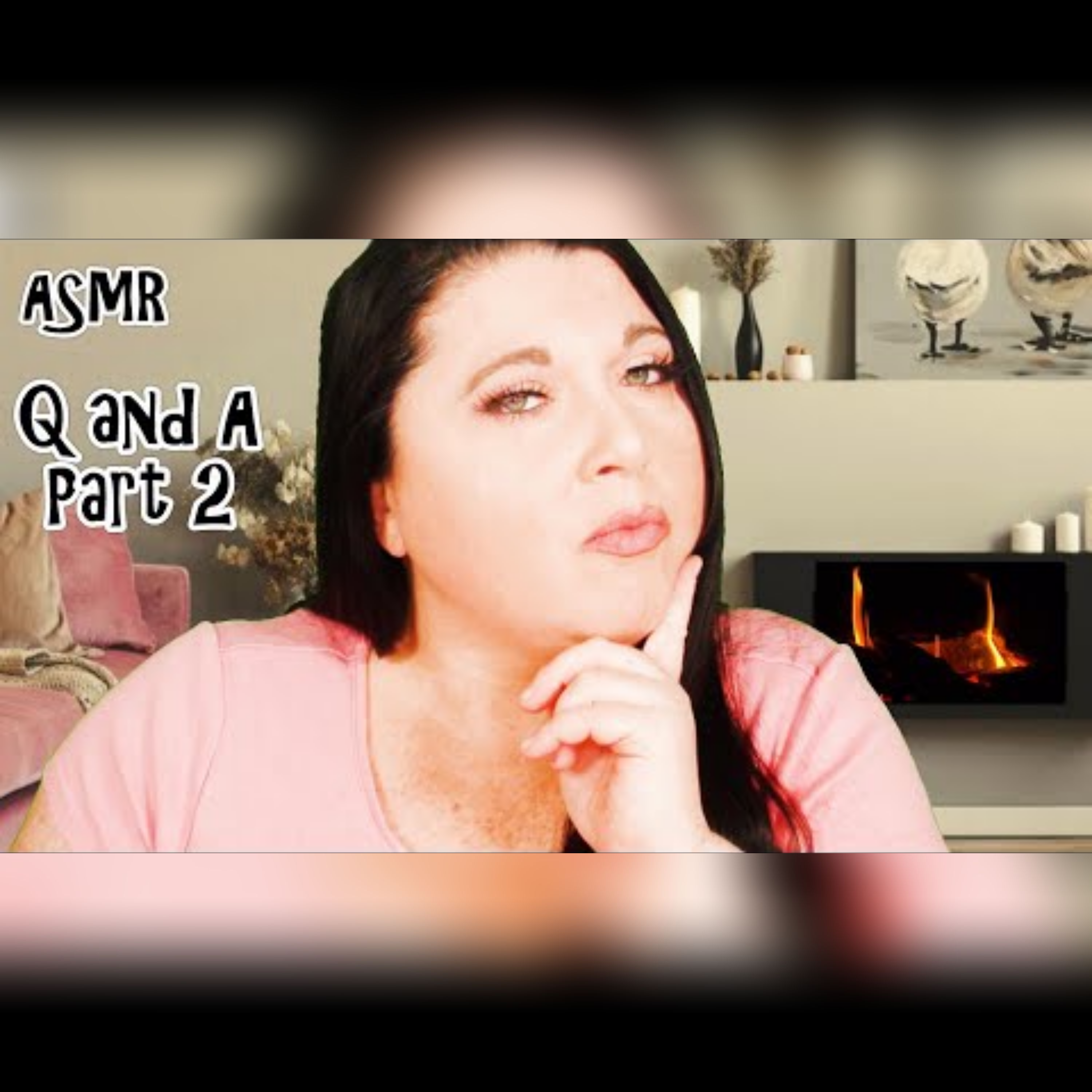ASMR Answering Your Questions Q and A Part 2 - Get To Know Me! (Soft Spoken) Crackling Fireplace episode artwork