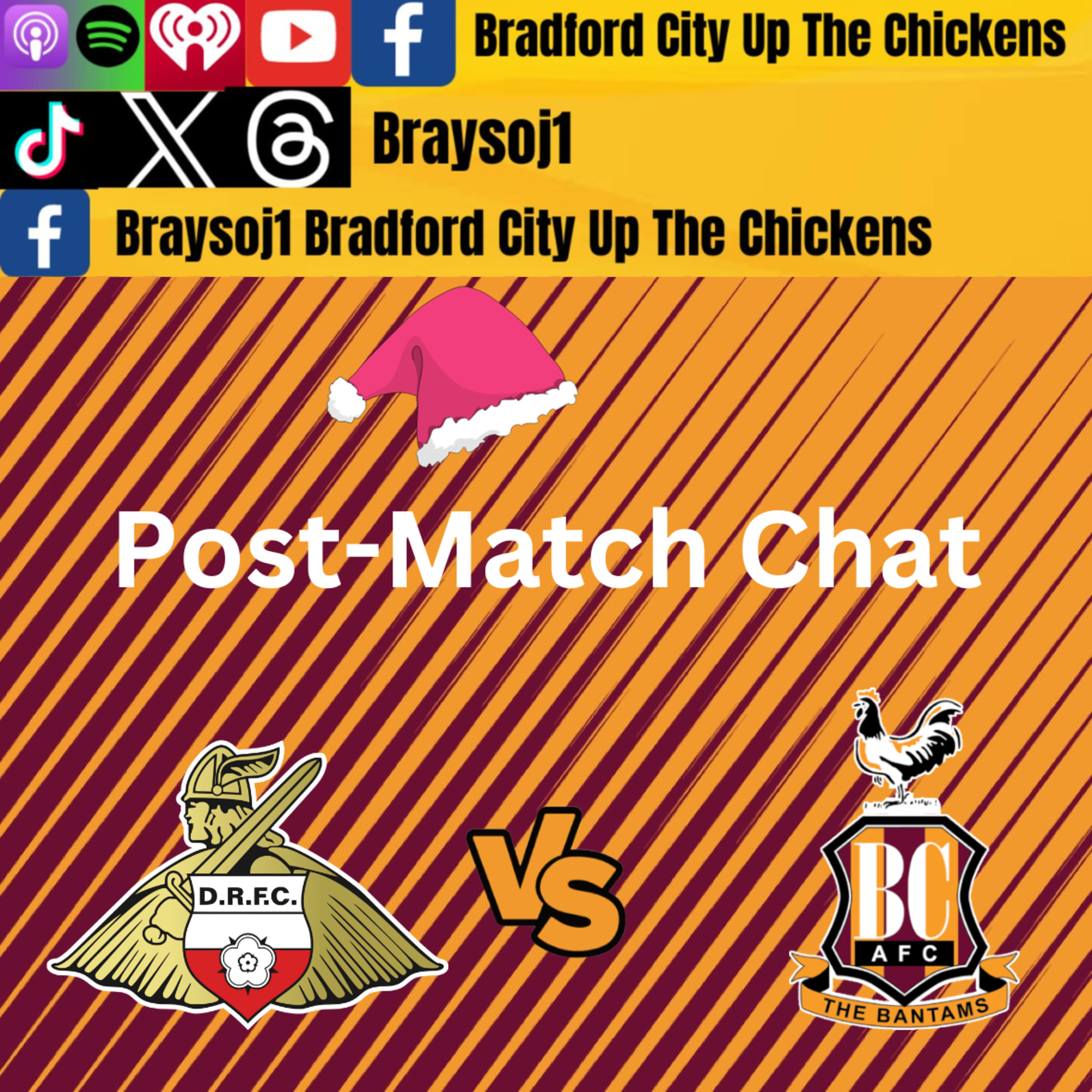 Ep 28) Doncaster vs Bradford post match chat #bcafc #drfc #efl episode artwork