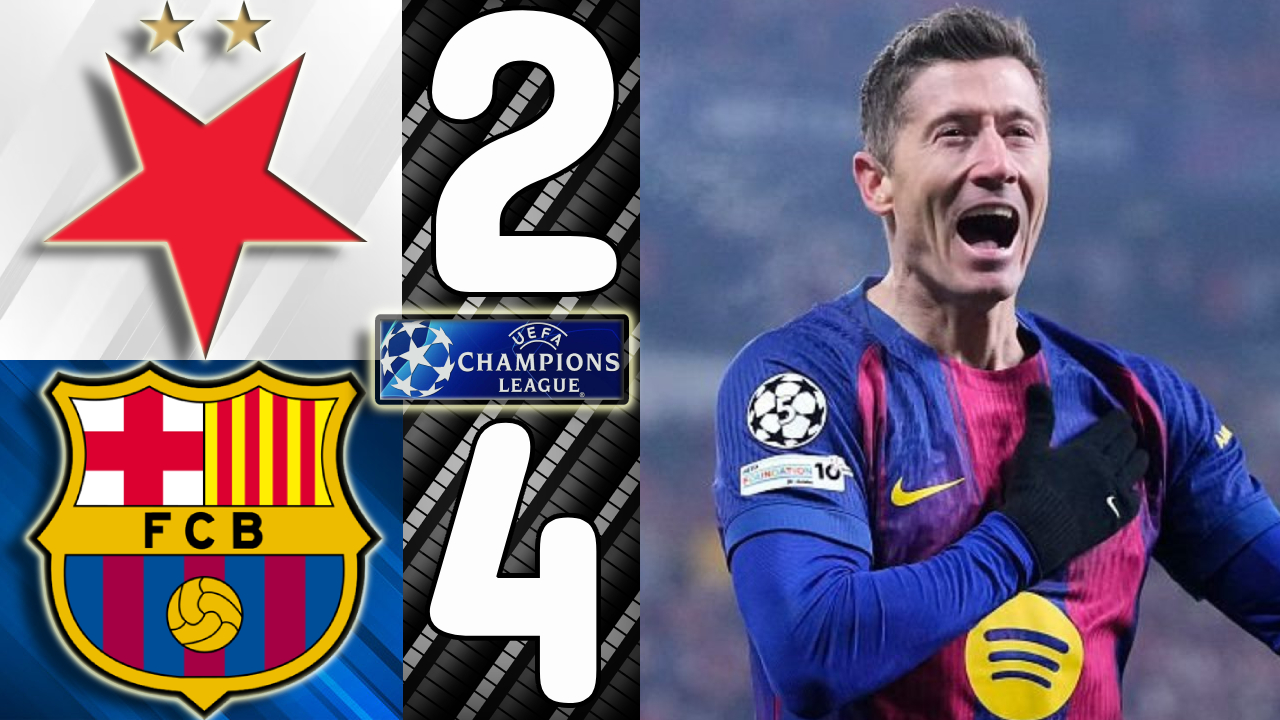 🎥 Slavia Praha vs. Barcelona [2-4] - Match Review (UEFA Champions League 2025/2026)