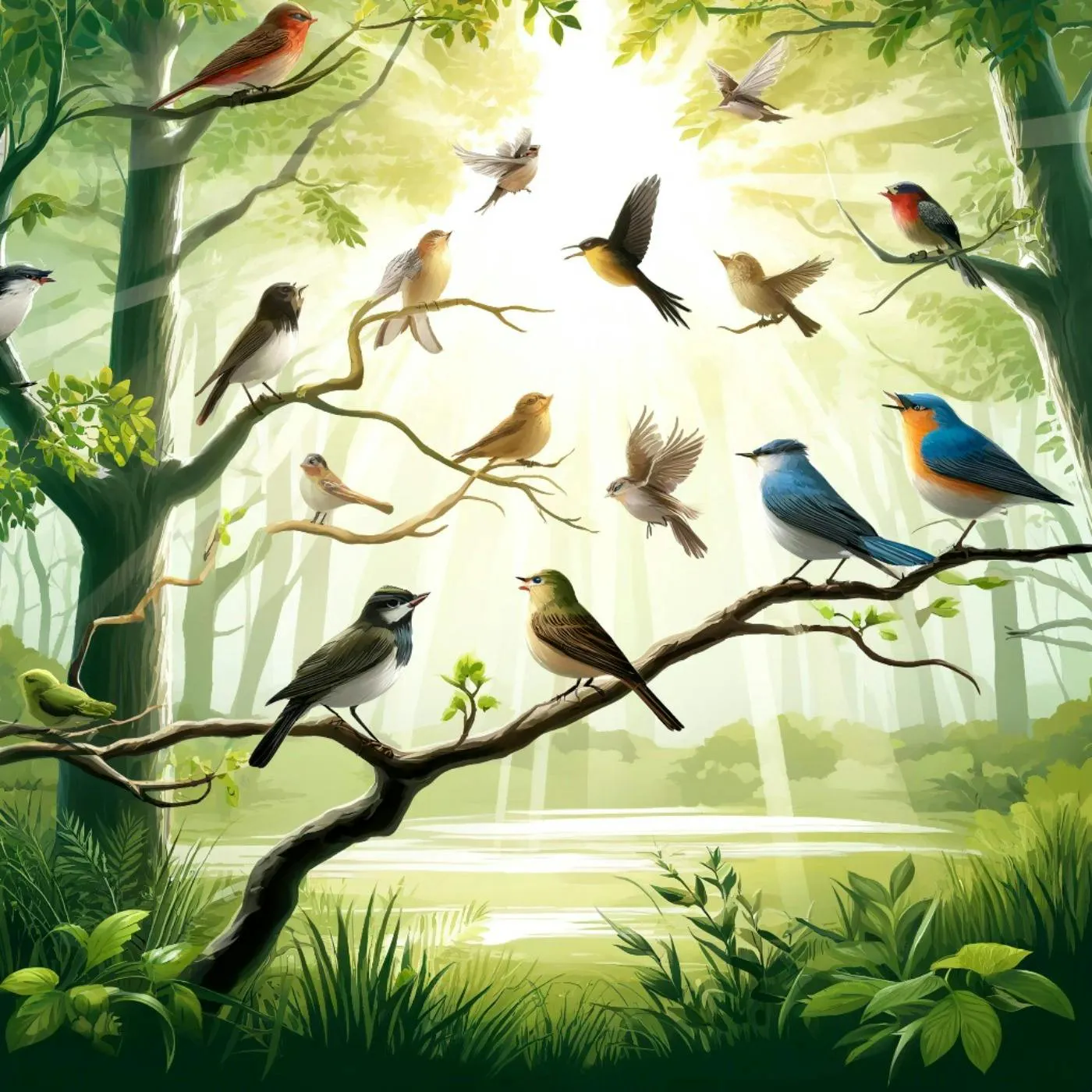 Escucha los cantos de los pájaros para una relajación óptima