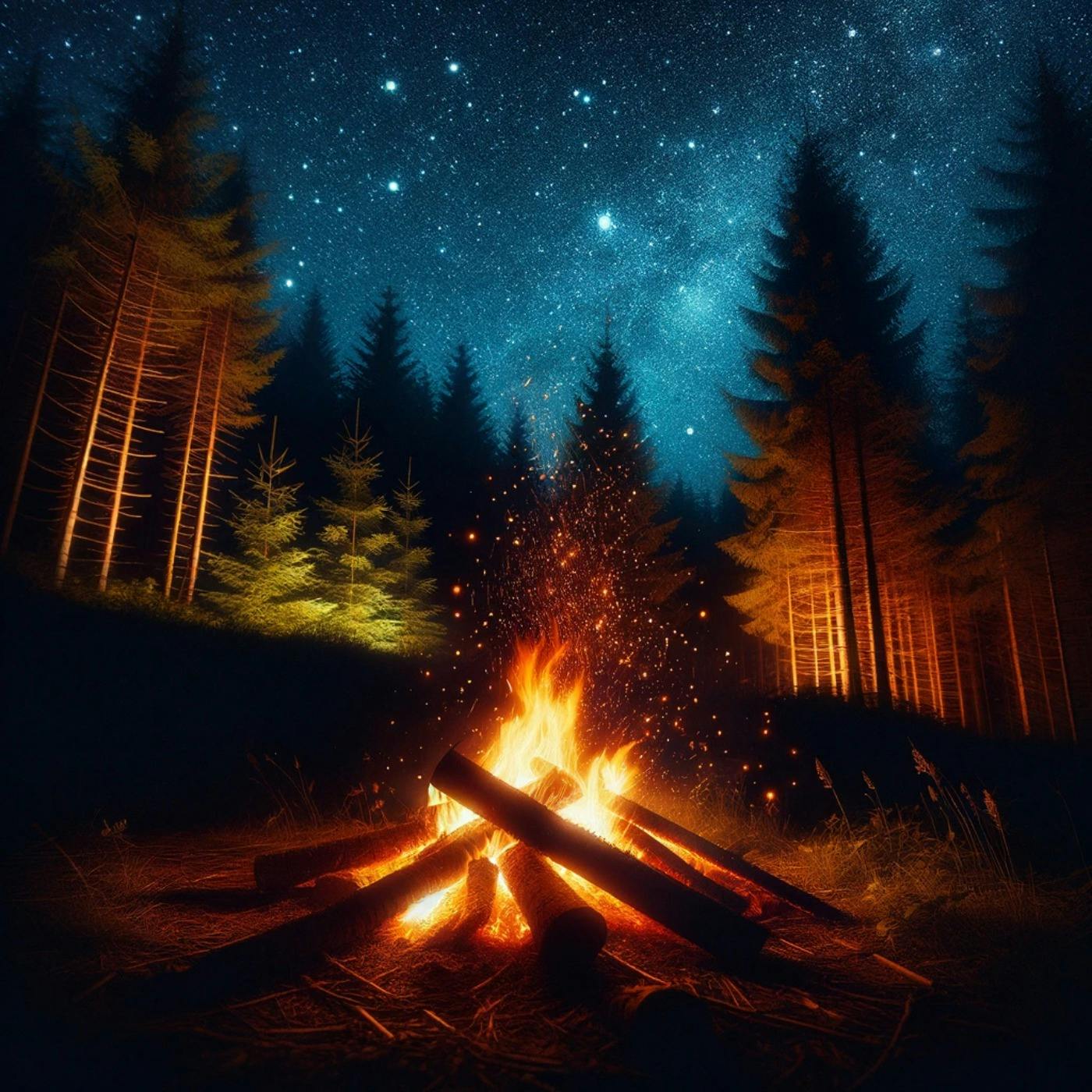 Fuego de Campamento: Relajación y Calma Profunda