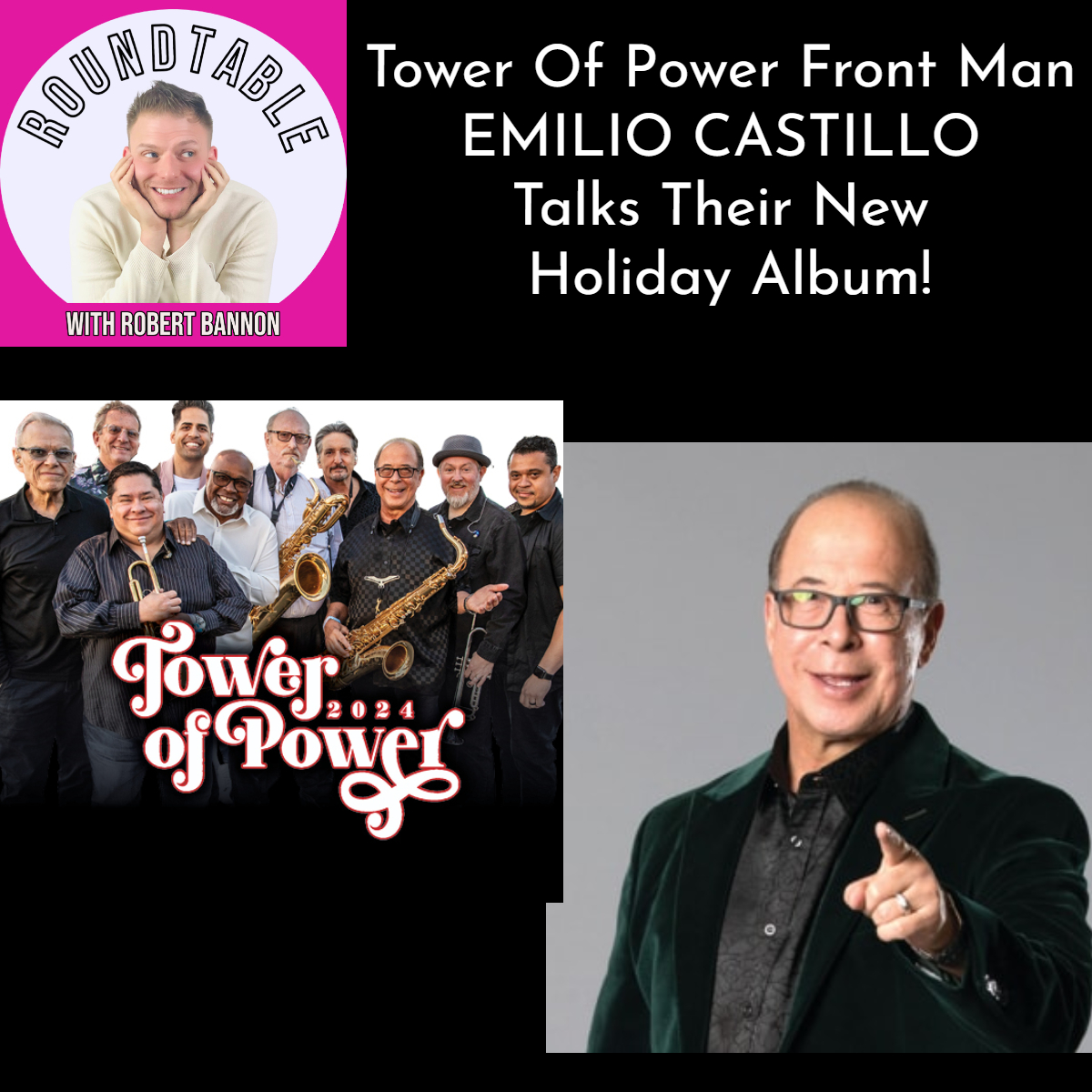 Tower Of Power Founder Emilio Castillo Talks The Group's First Holiday Album!