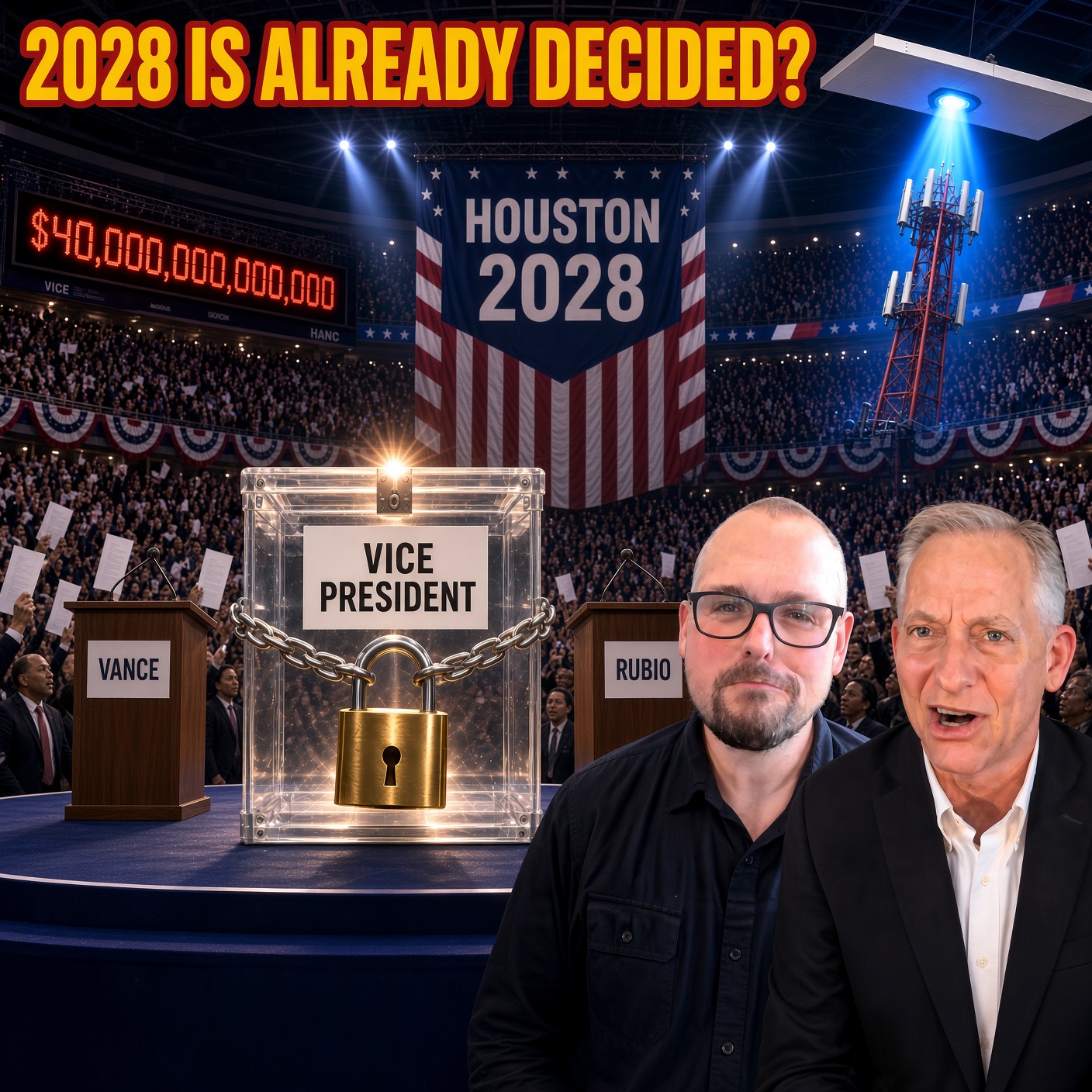 TBNS: Vance vs. Rubio 2028, Starlink’s Telco Takeover, $40 Trillion Debt, & the VP Pick Nobody Votes On