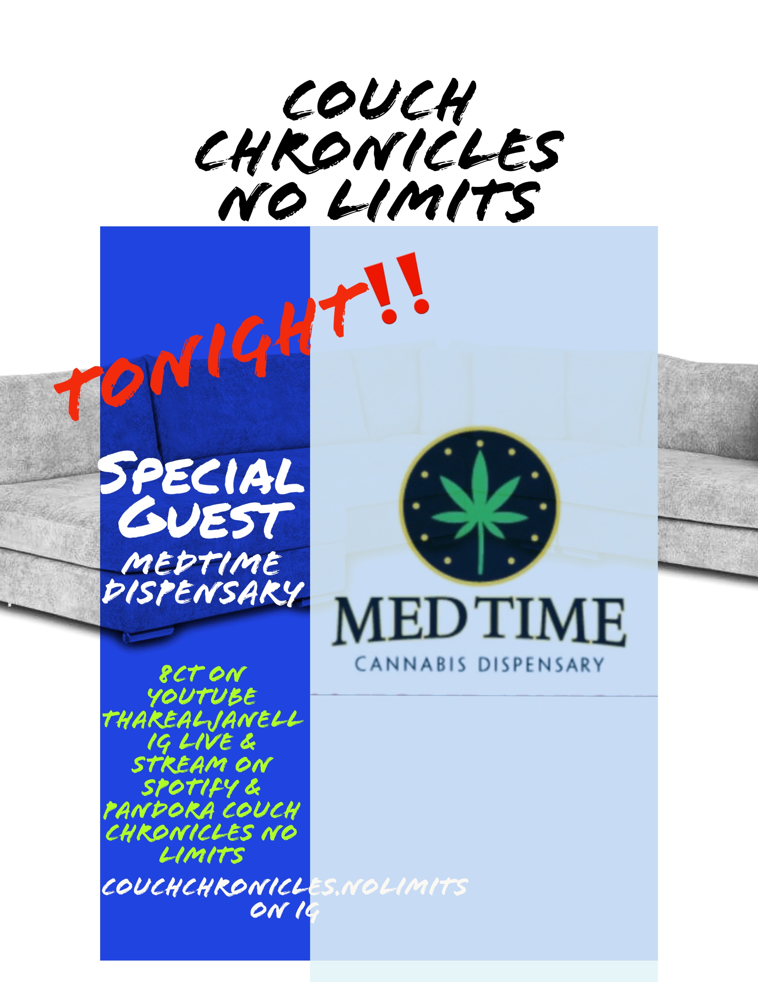 Couch Chronicles No Limits W/MedTime Dispensary episode artwork