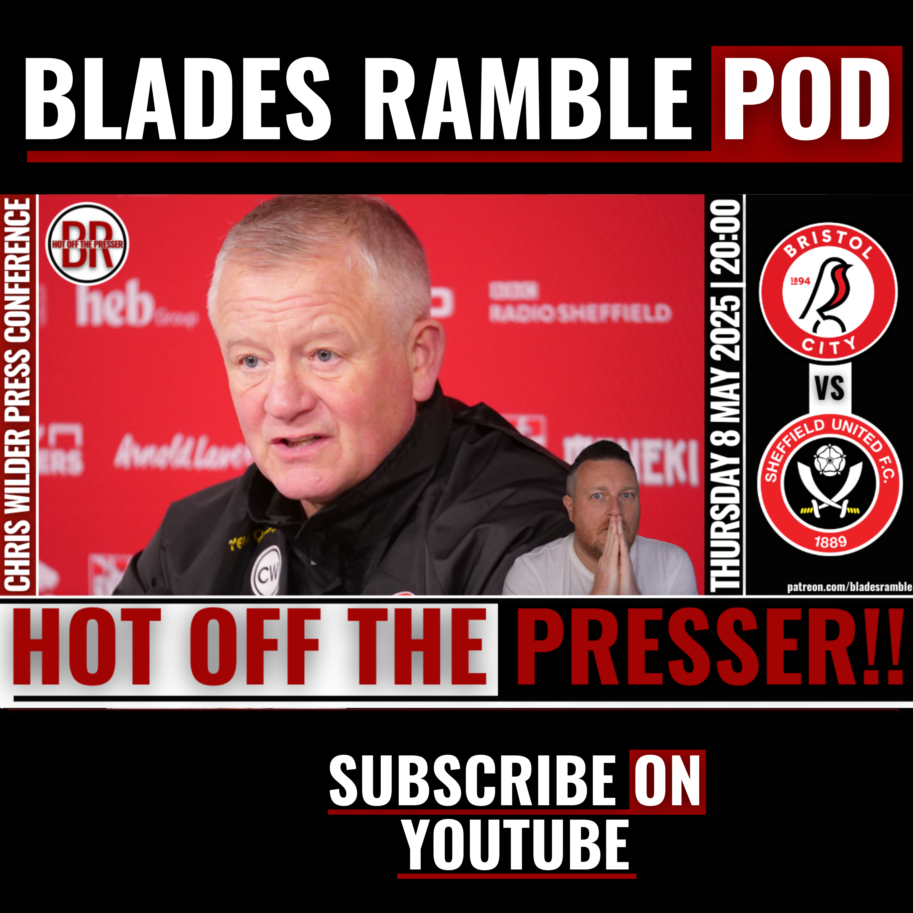 📰⚔️ HOT OFF THE PRESSER | BRISTOL CITY v SHEFFIELD UNITED | PLAYOFF FIRST LEG BUILD-UP ⚔️📰