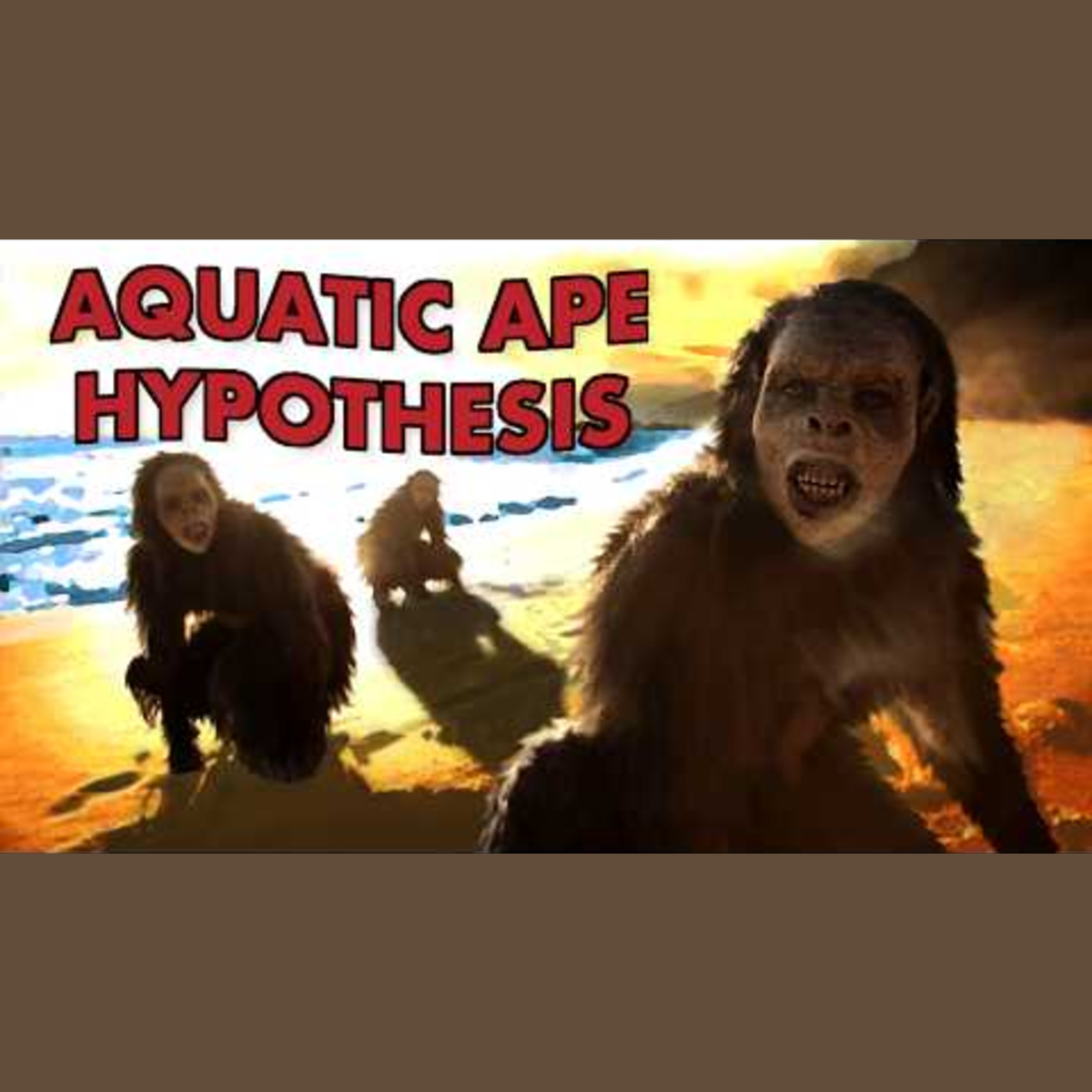 The Most Bizarre Idea in Human Evolution - The Aquatic Ape Hypothesis episode artwork