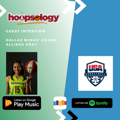 Hoopsology Interview with 2017 WNBA Rookie of the Year Allisha Gray episode artwork