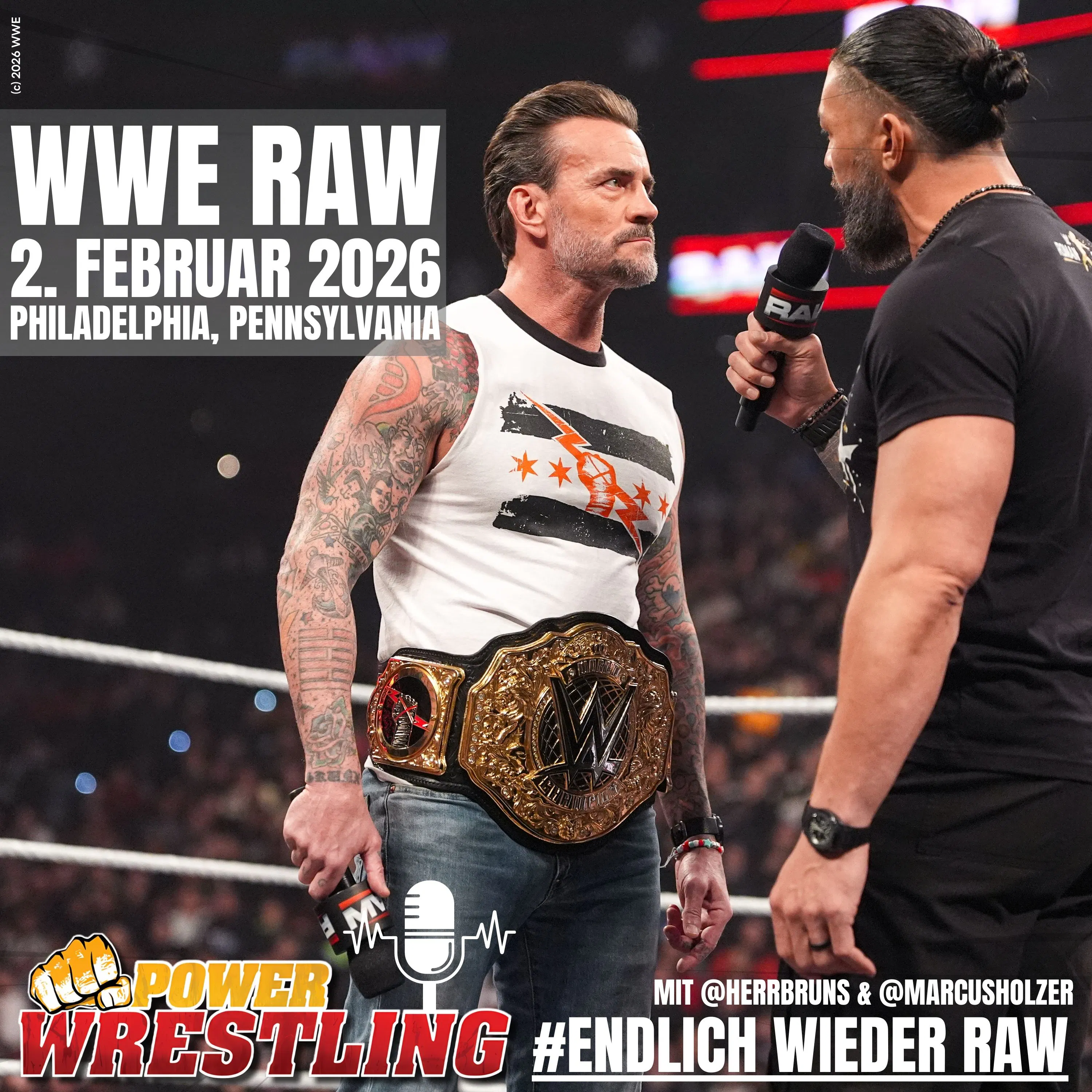 WWE Raw (2.2.26) REVIEW: WrestleMania-Hammer: Roman Reigns trifft CM Punk! Mysterio + Bellas zurück! WWE Raw (2.2.26) REVIEW: WrestleMania-Hammer: Roman Reigns trifft CM Punk! Mysterio + Bellas zurück!