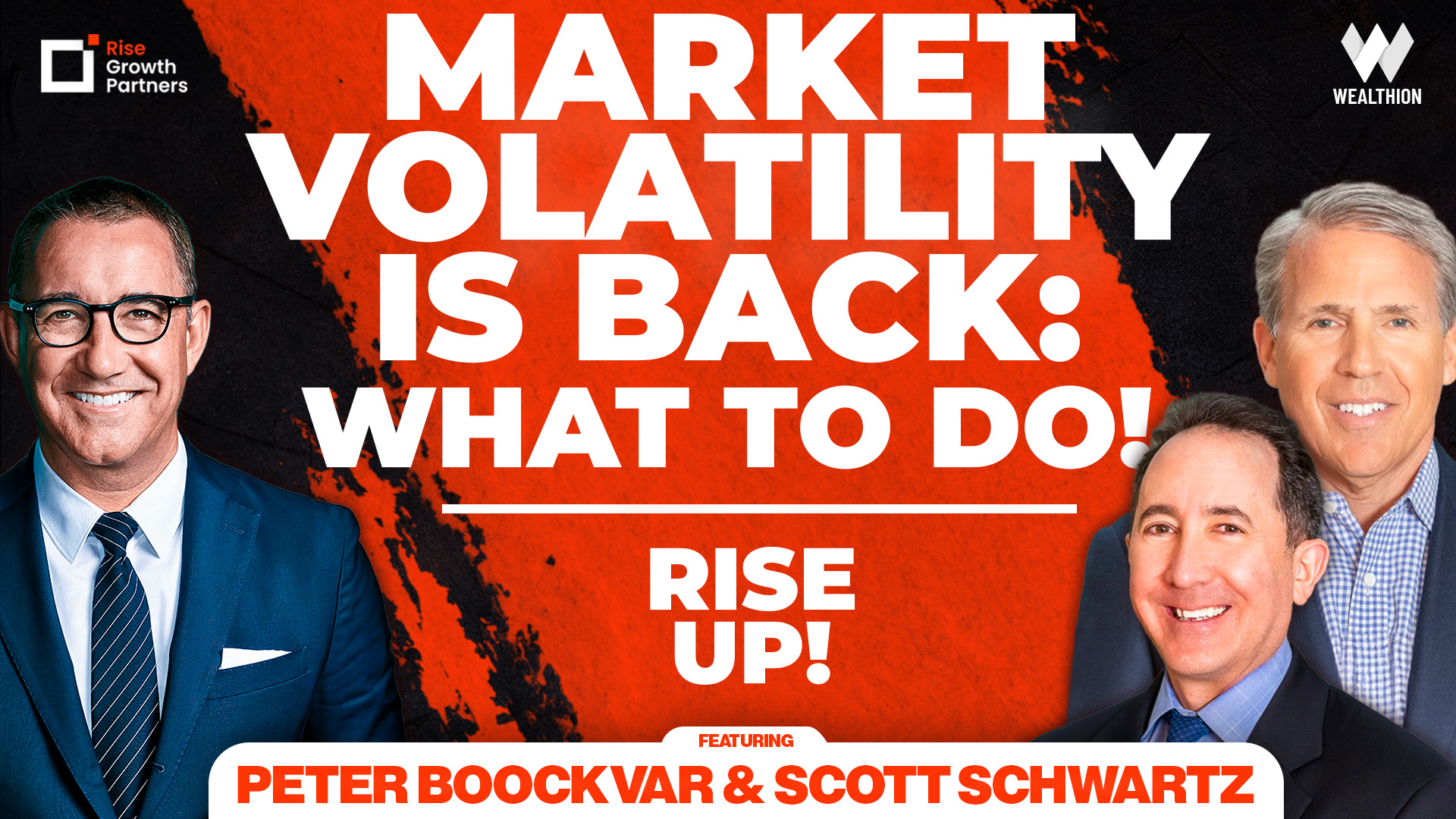 Volatility is Back! | Market Recap | ft. Peter Boockvar & Scott Schwartz | Rise UP!