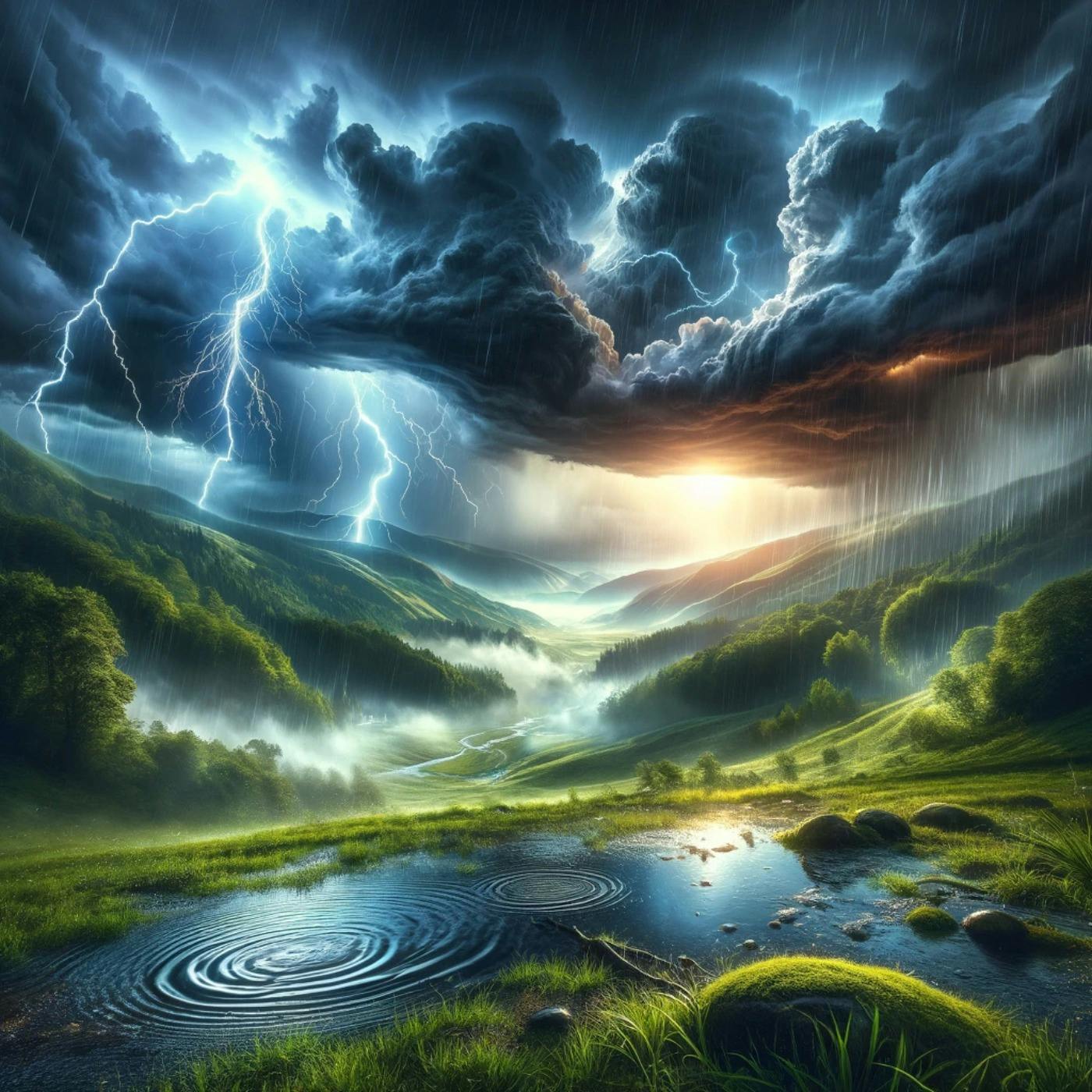 ⛈️ Inmersión en la Tormenta: Sonidos Calmantes y Espectáculo Visual