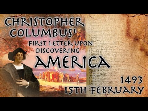 Christopher Columbus' First Letter After Discovery of America // 1493 Primary Source episode artwork