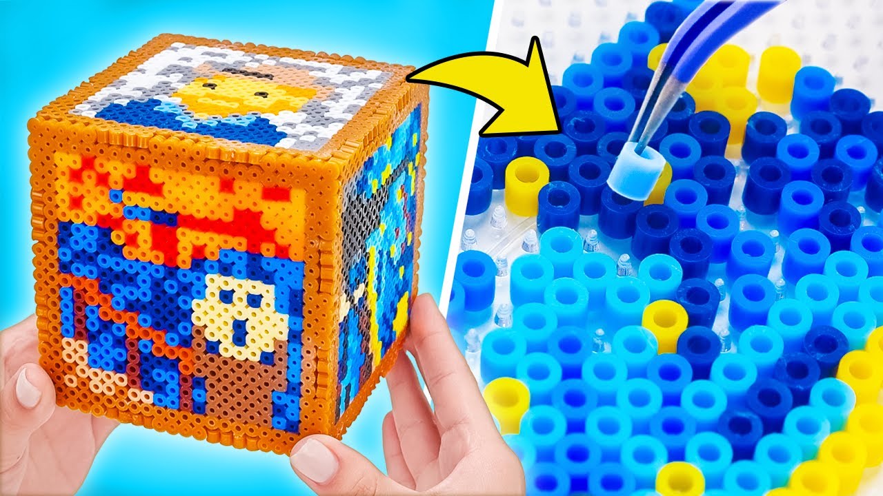 From Bored to Brilliant: Turning Famous Art into Thermobeaded Masterpieces!