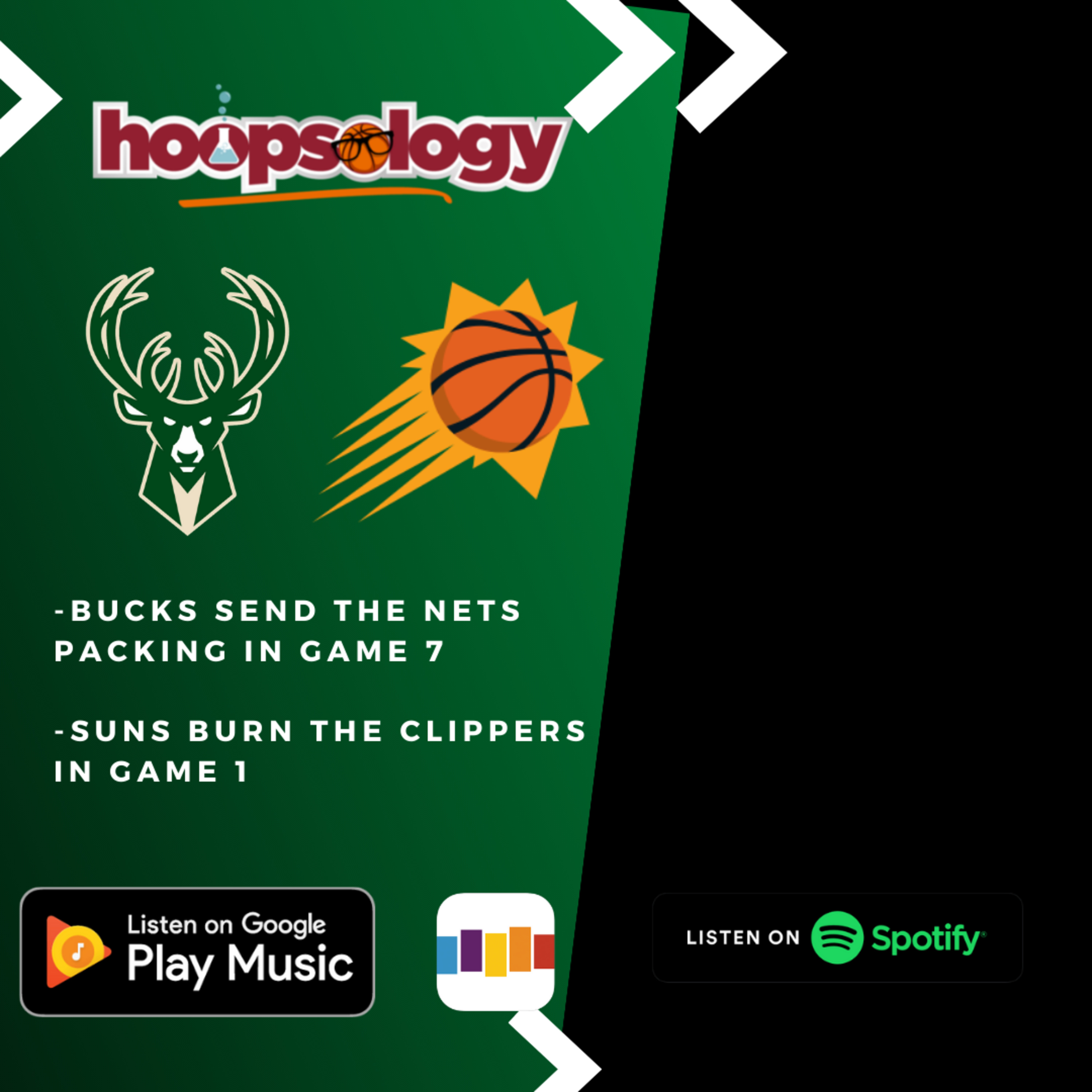Bucks Finish Nets, Hawks Win Game 7, Suns Burn the Clippers episode artwork