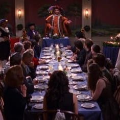 The Gilmore Girls S2E10 "The Bracebridge Dinner" episode artwork