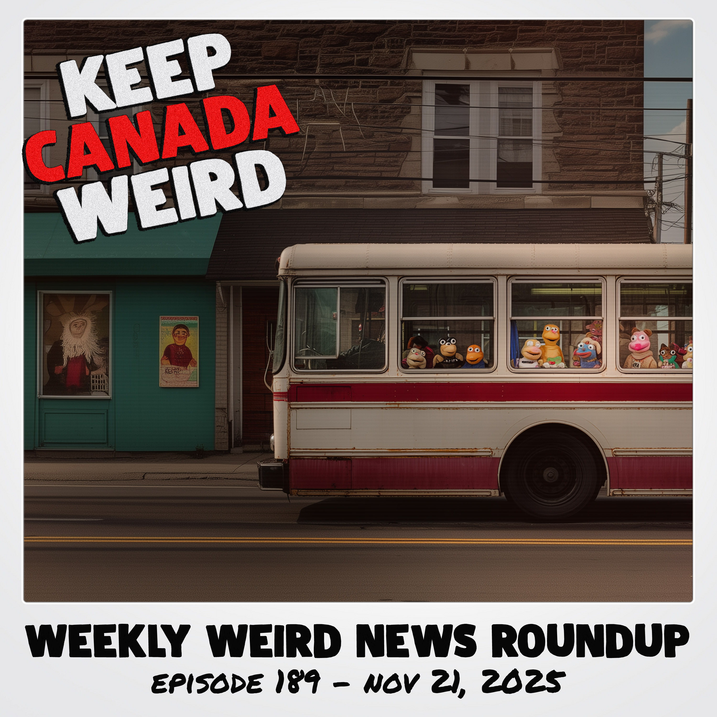 KEEP CANADA WEIRD - 189 - 2025/11/21 - Hamilton Bus Hijacking, Grave Robbing, the Carstairs Creeper