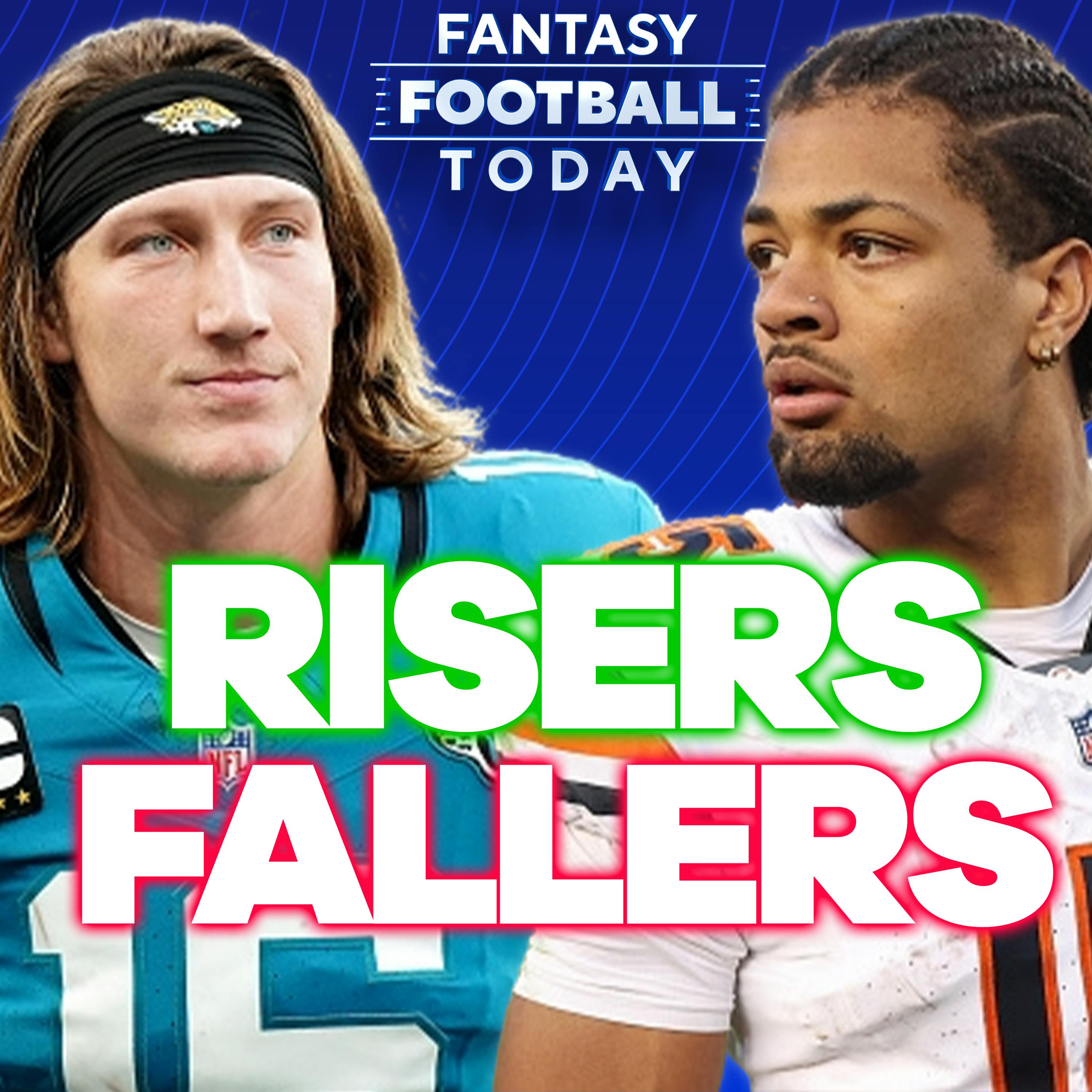 Fantasy Football Today - Rankings Risers and Fallers! Where the Rookies and Veterans Ended Up! (04/28 Fantasy Football Podcast)