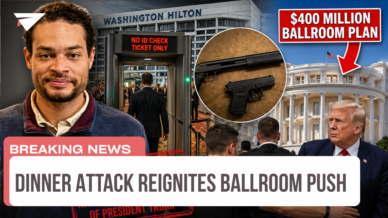 Dinner Attack Reignites Ballroom Push, Breaking News