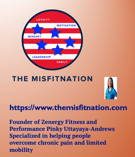 Pinky Uttayaya-Andrews founder and Co-Owner of Zenergy Fitness and Performance.