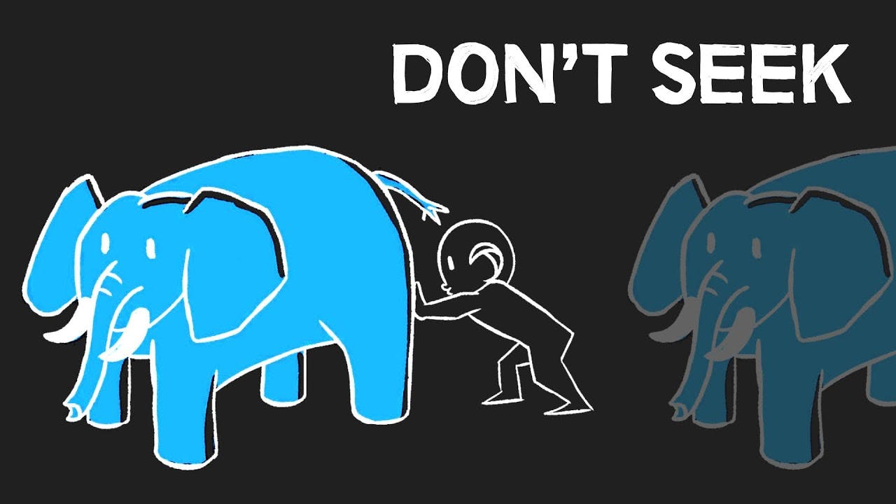 The Less You Seek, The More You’ll Find | The Happiness Paradox | Einzelgänger The Less You Seek, The More You’ll Find | The Happiness Paradox | Einzelgänger