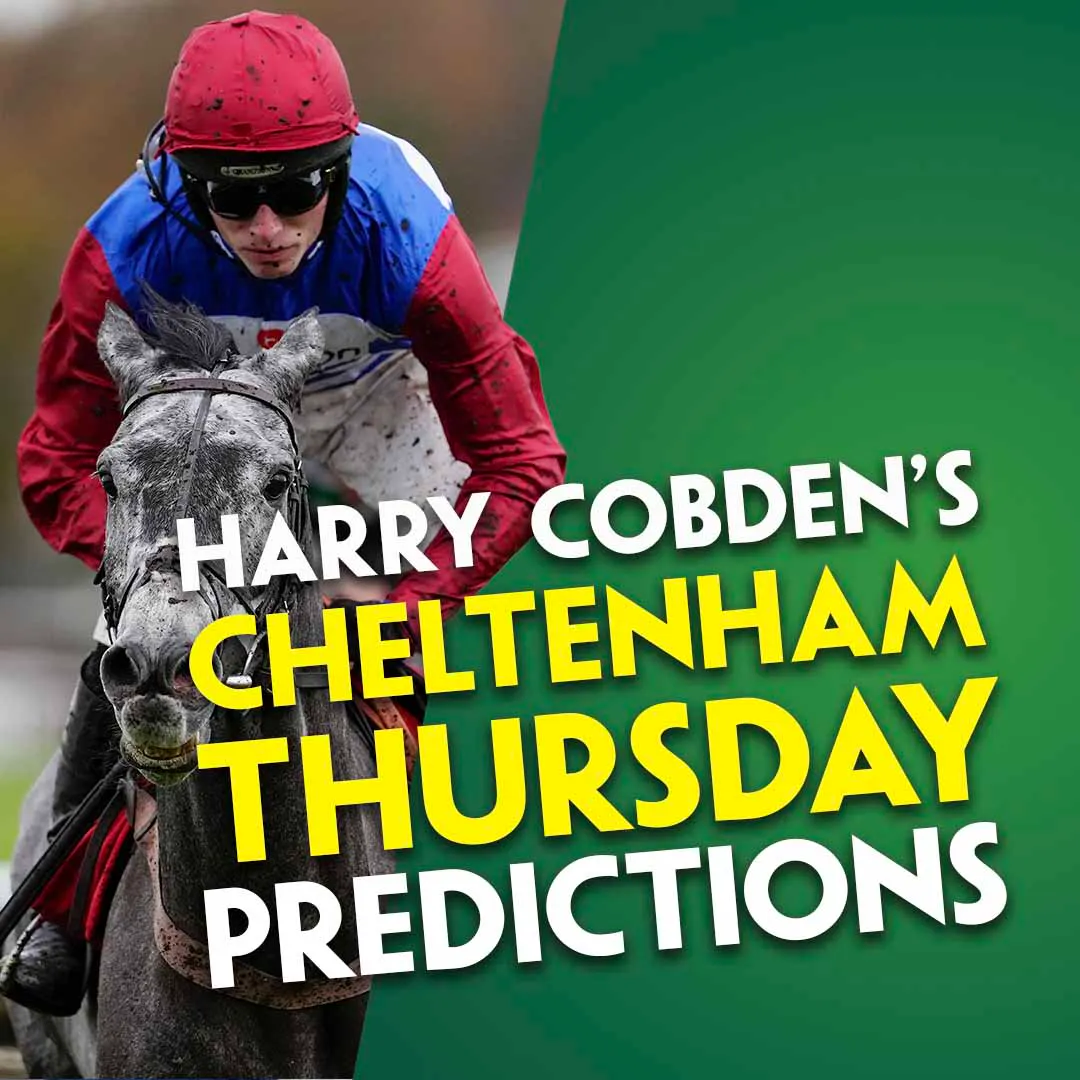 HARRY COBDEN'S CHELTENHAM THURSDAY PREDICTIONS | Four Rides On Day 3 | "All he does is win" HARRY COBDEN'S CHELTENHAM THURSDAY PREDICTIONS | Four Rides On Day 3 | "All he does is win"
