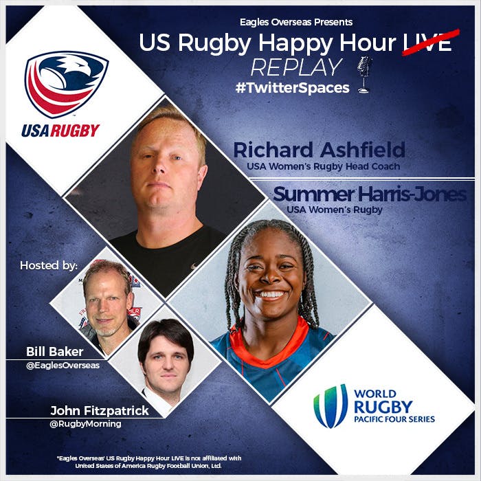 US Rugby Happy Hour LIVE | USA Eagle, Summer Harris-Jones | Apr. 12, 2023
