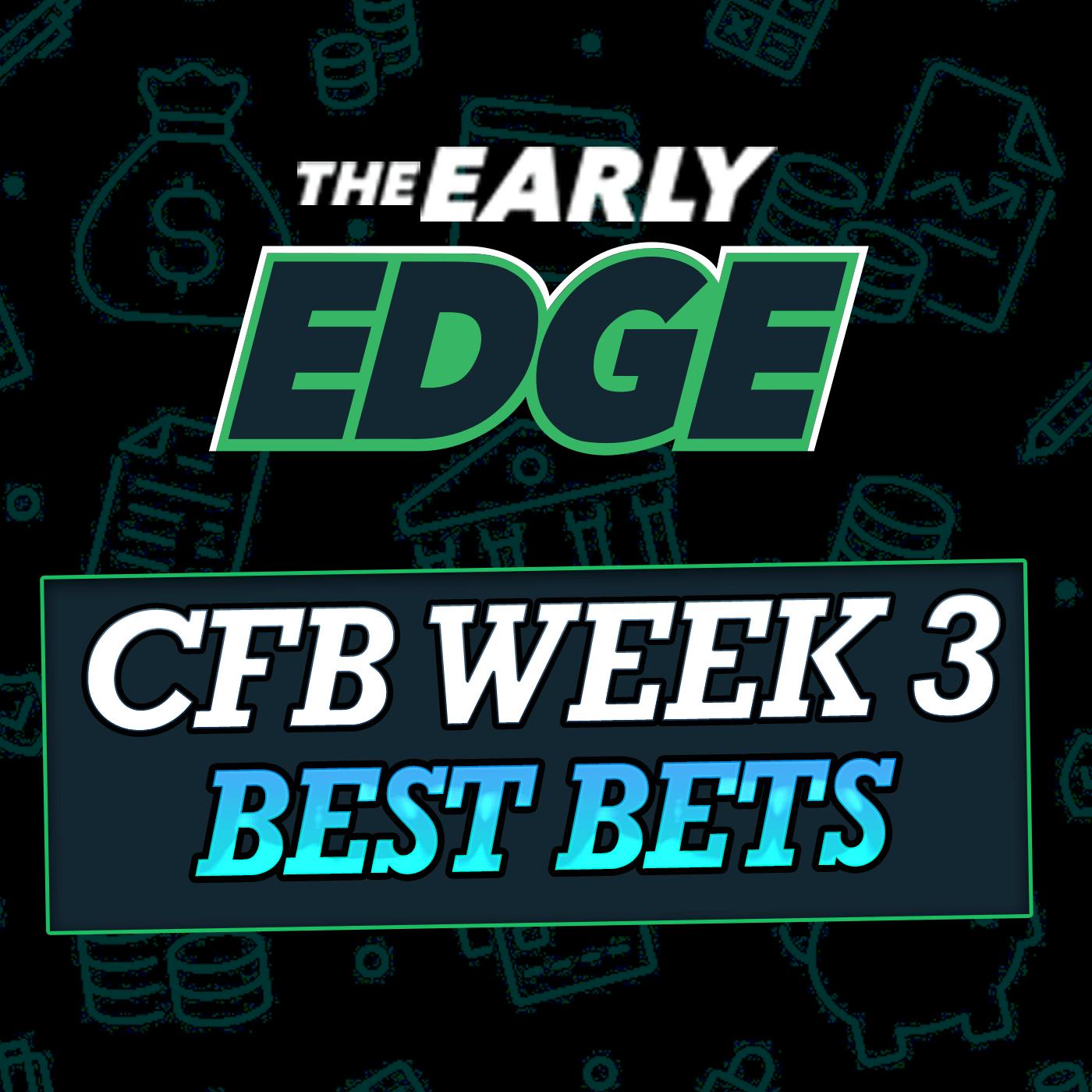 College Football Week 3 BEST BETS and PICKS!