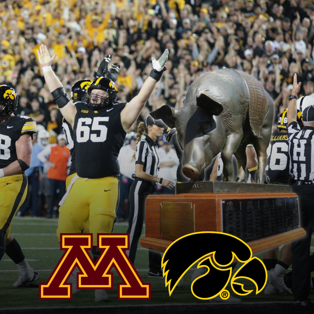 Iowa puts the pig on the line in Floyd of Rosedale game