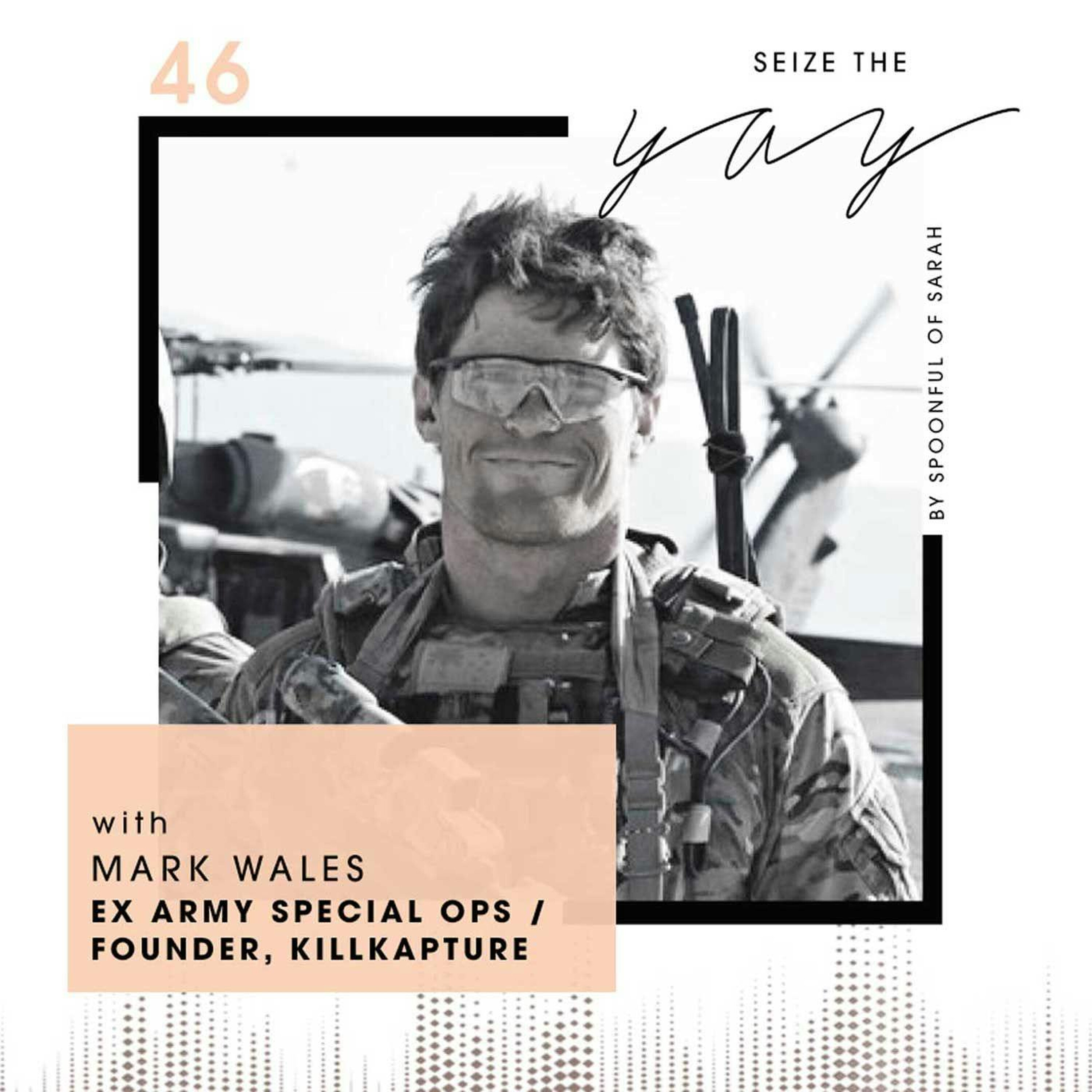 Mark Wales // From the battlefield to business, babies and Bear Grylls' challenge episode artwork