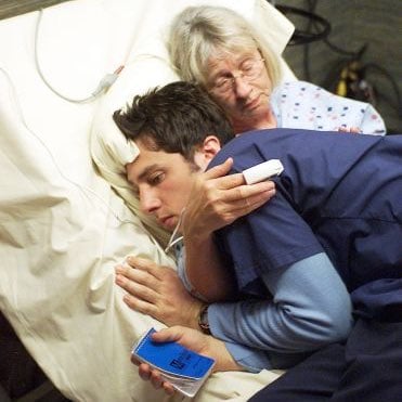 Scrubs S1E4 "My Old Lady" episode artwork